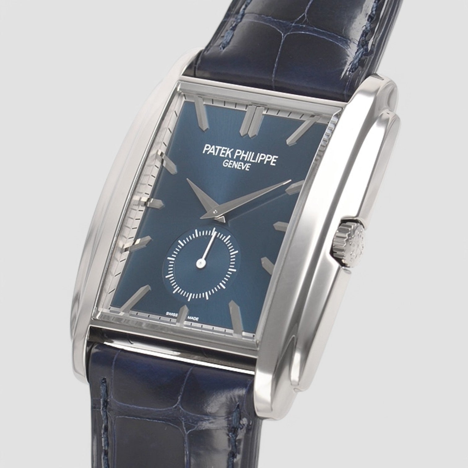 Gondolo  White Gold Blue Dial Manual Wind