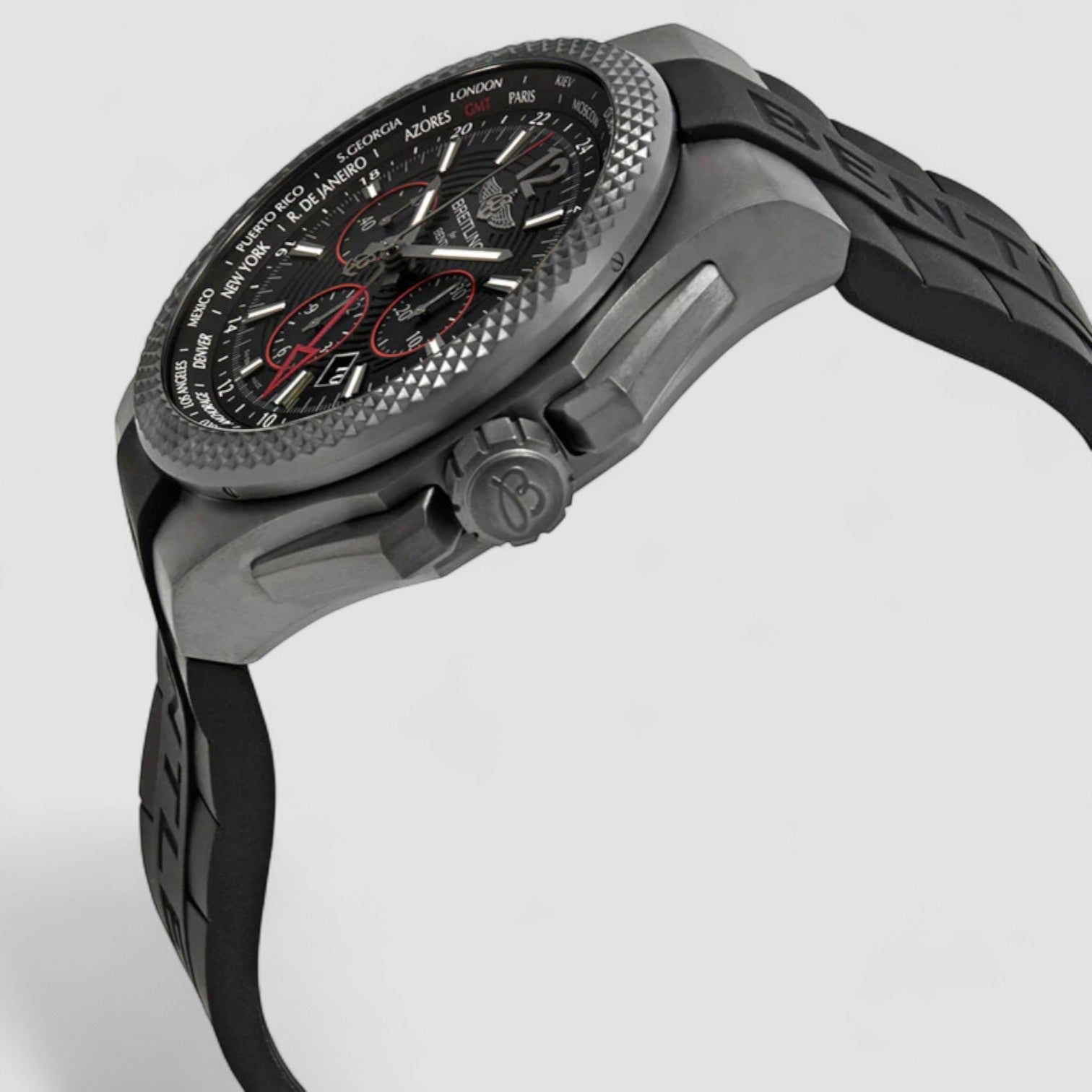 Bentley GMT Light Body Chronograph Automatic Black Dial