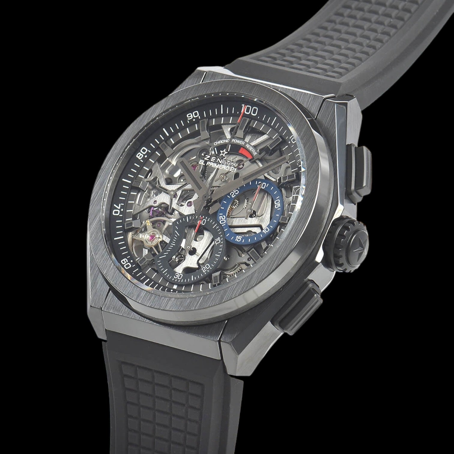 Defy El Primero 21 Skeleton Ceramic 44MM