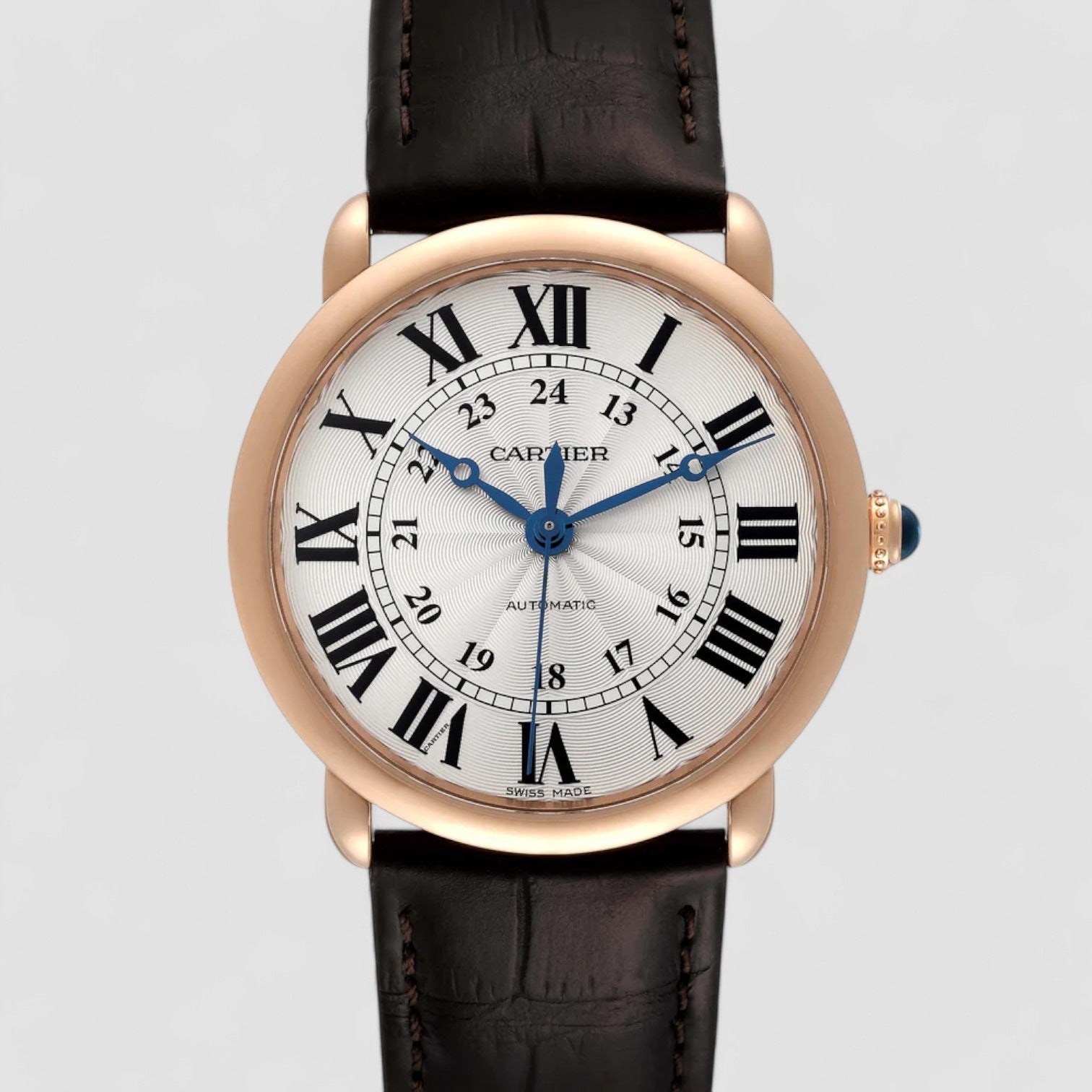 Ronde Louis Cartier Automatic Rose Gold Watch WGRN0006