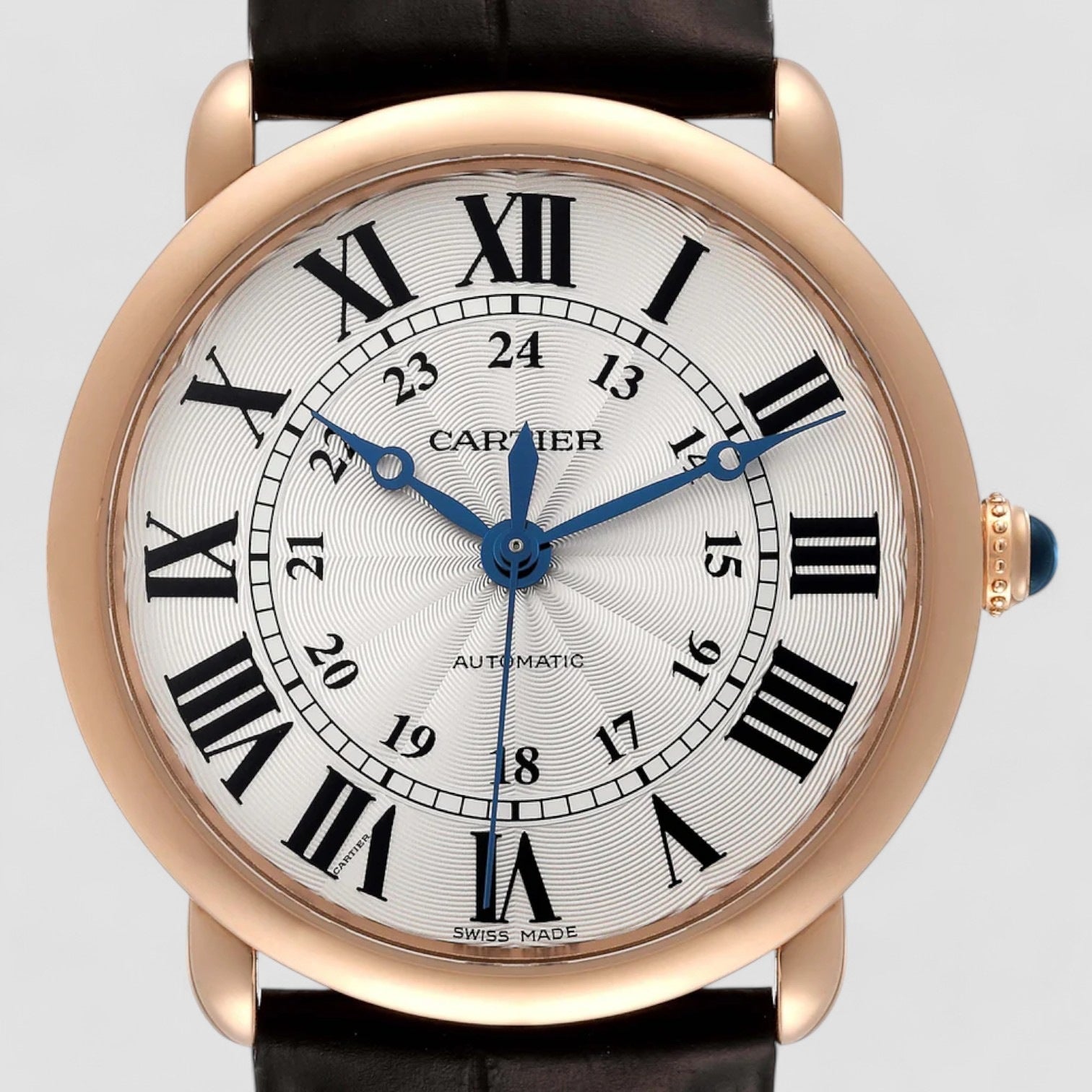 Ronde Louis Cartier Automatic Rose Gold Watch WGRN0006