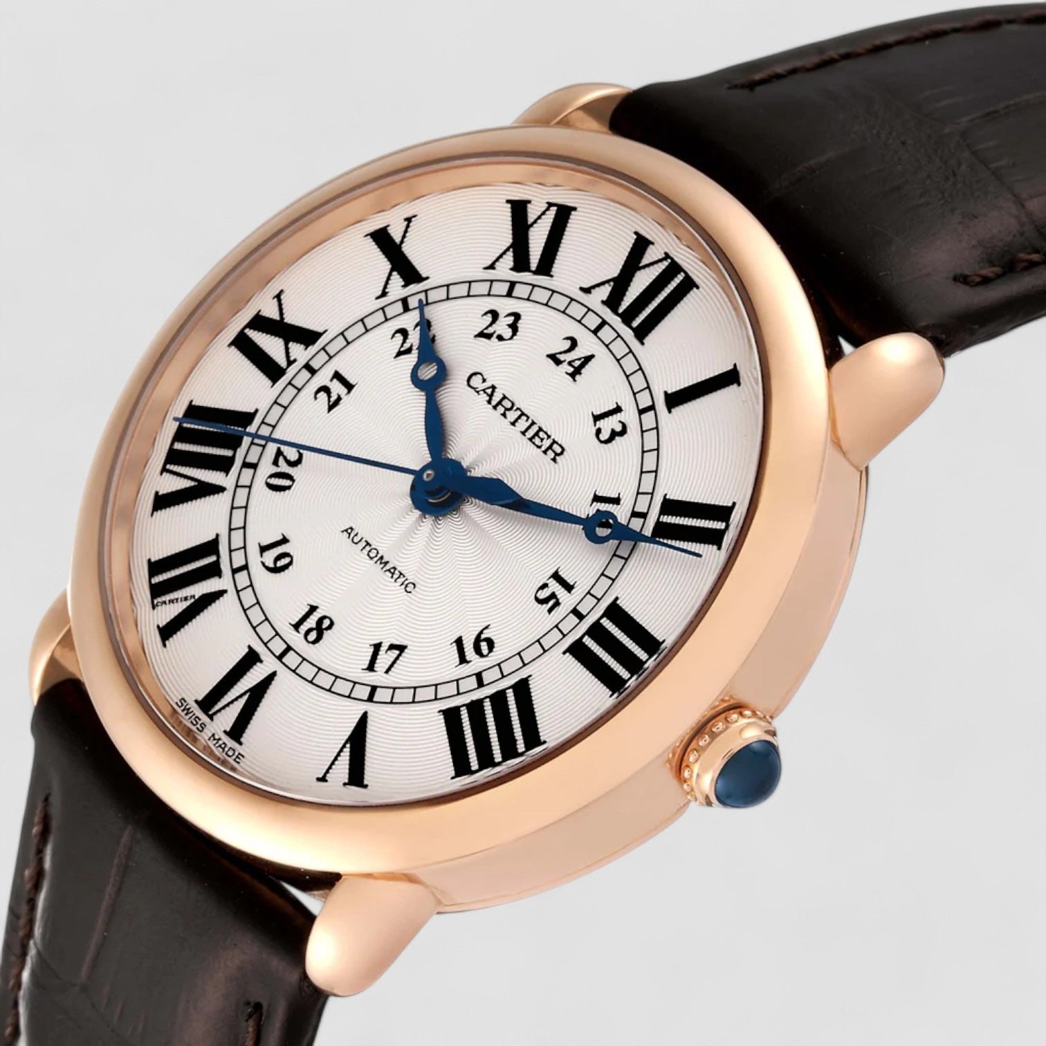 Ronde Louis Cartier Automatic Rose Gold Watch WGRN0006