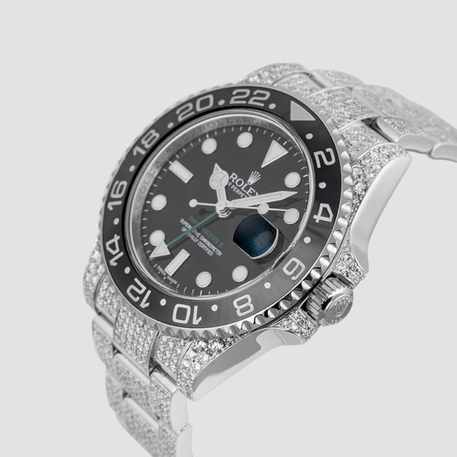 GMT-Master II 40mm – Custom Diamond Set