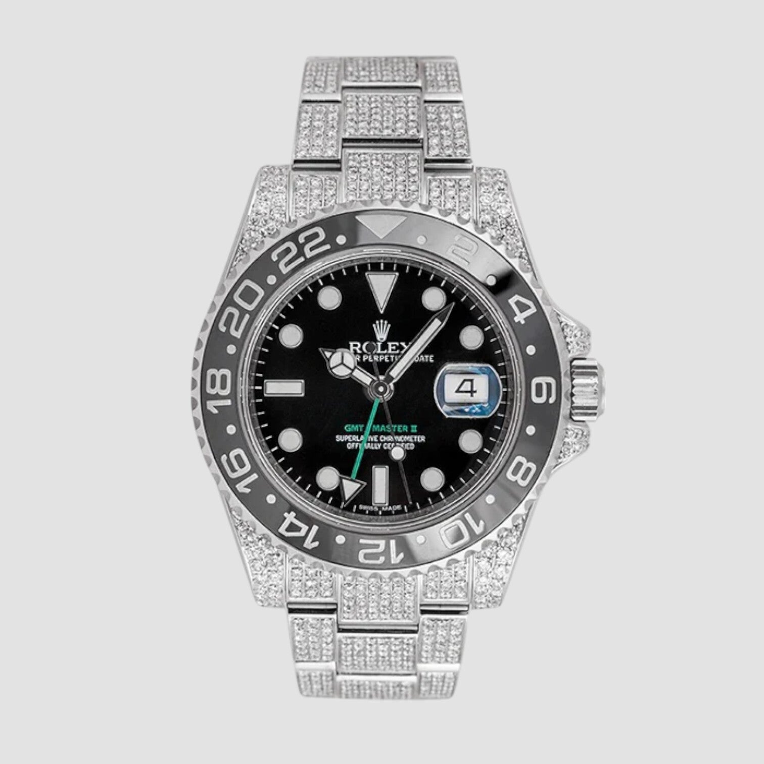 GMT-Master II 40mm – Custom Diamond Set