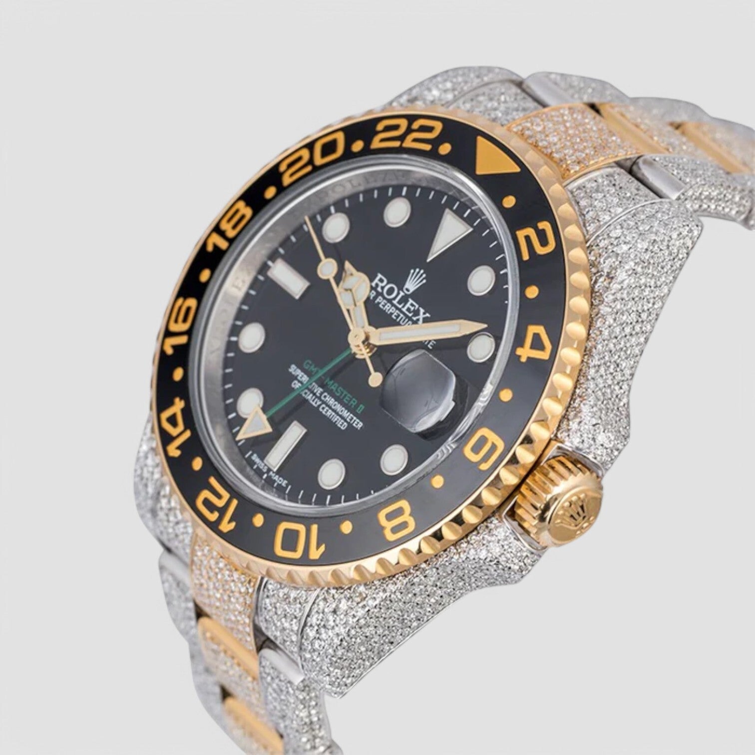 GMT-Master II 40mm – Custom Diamond Set