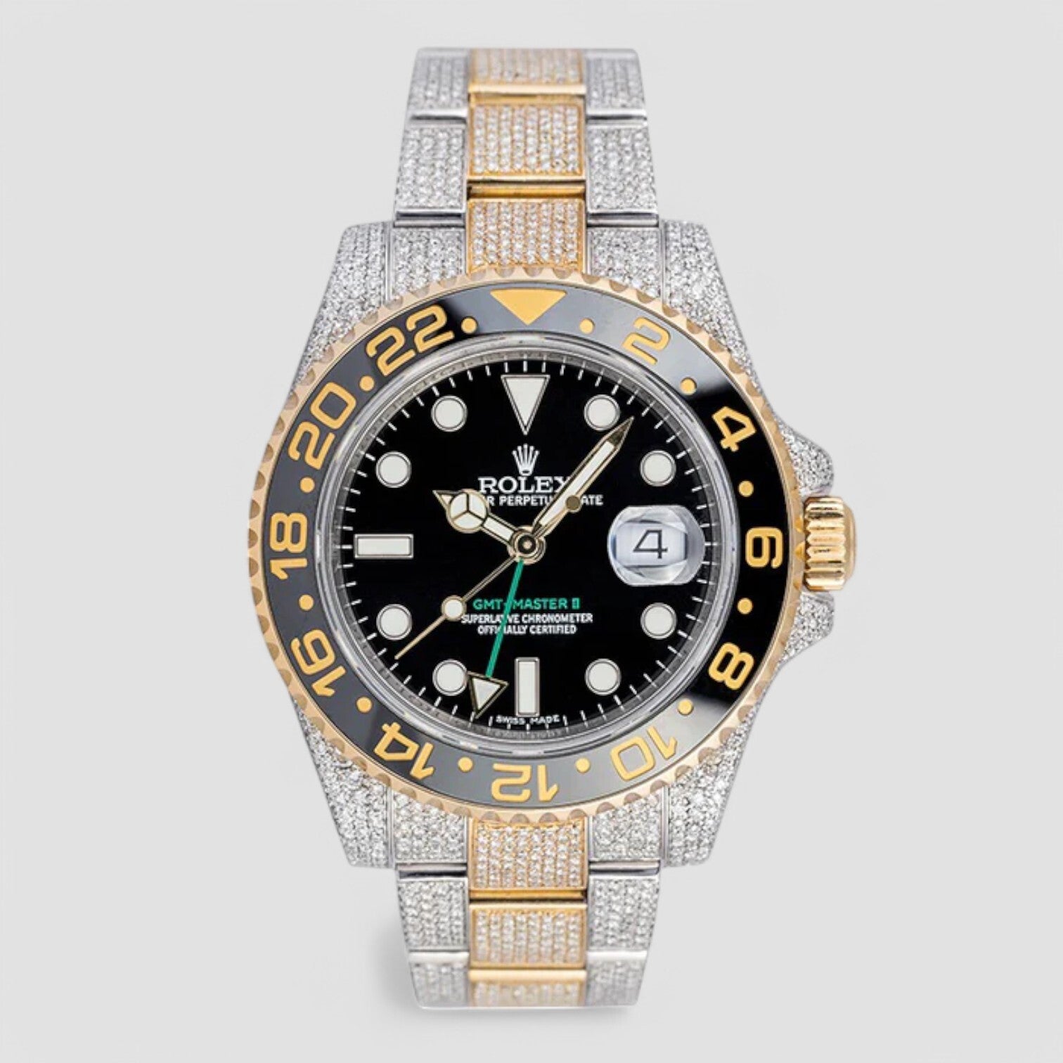 GMT-Master II 40mm – Custom Diamond Set