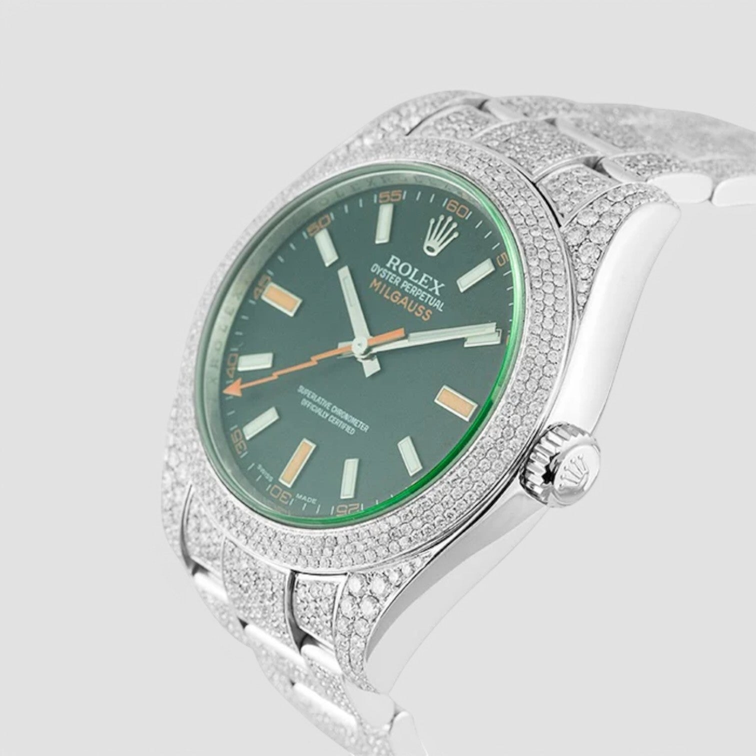 Milgauss 116400GV Iced Out