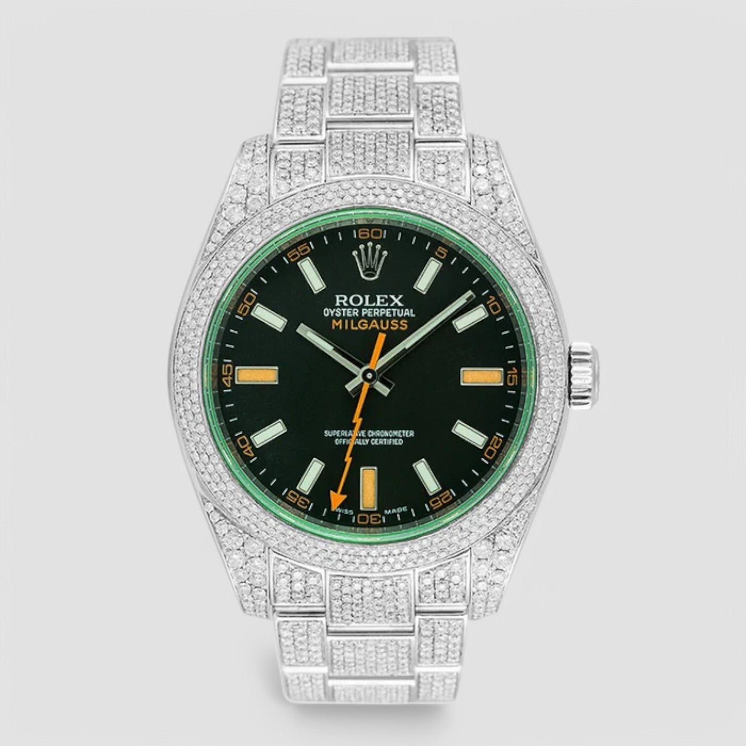 Milgauss 116400GV Iced Out