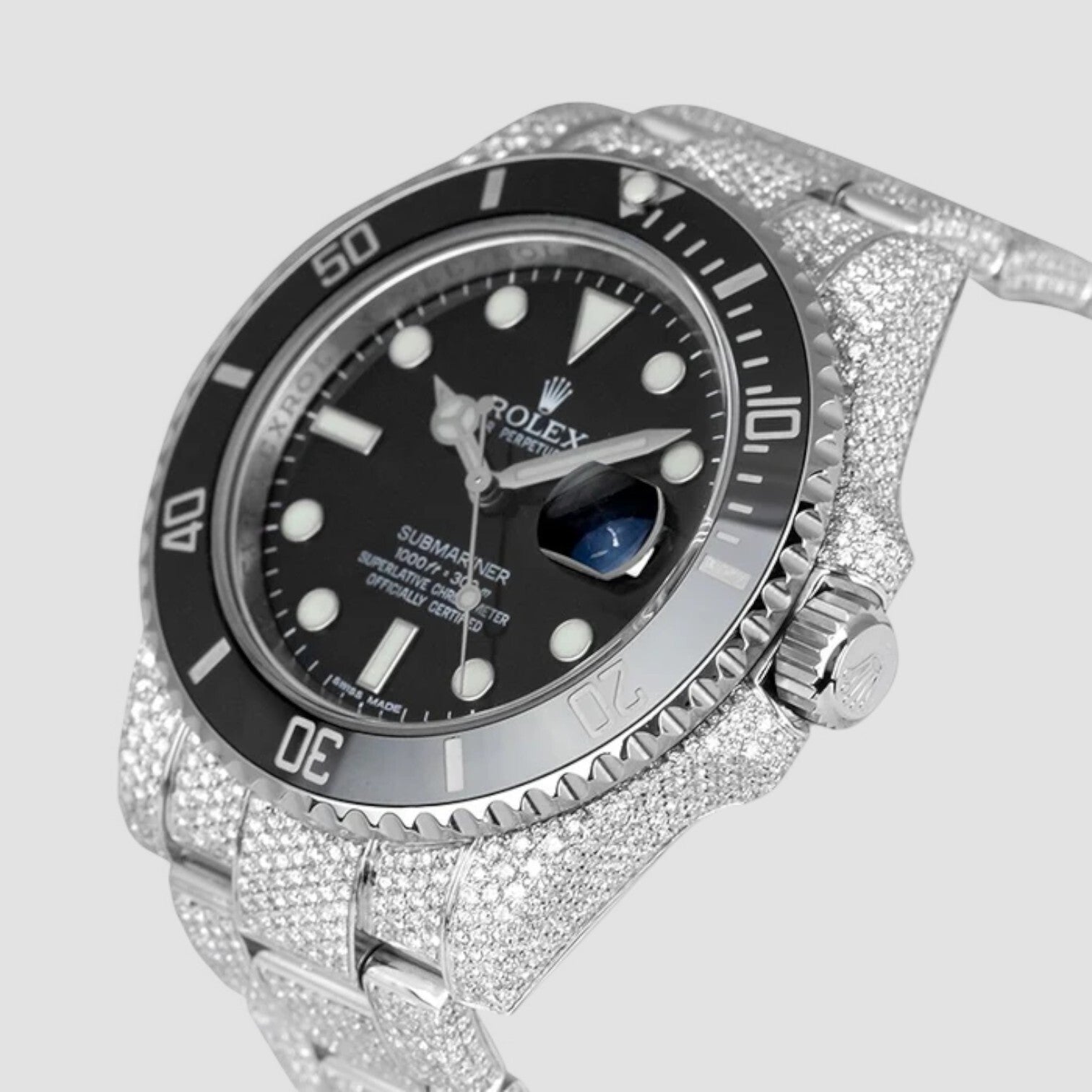 Submariner Date 116610LN Iced Out