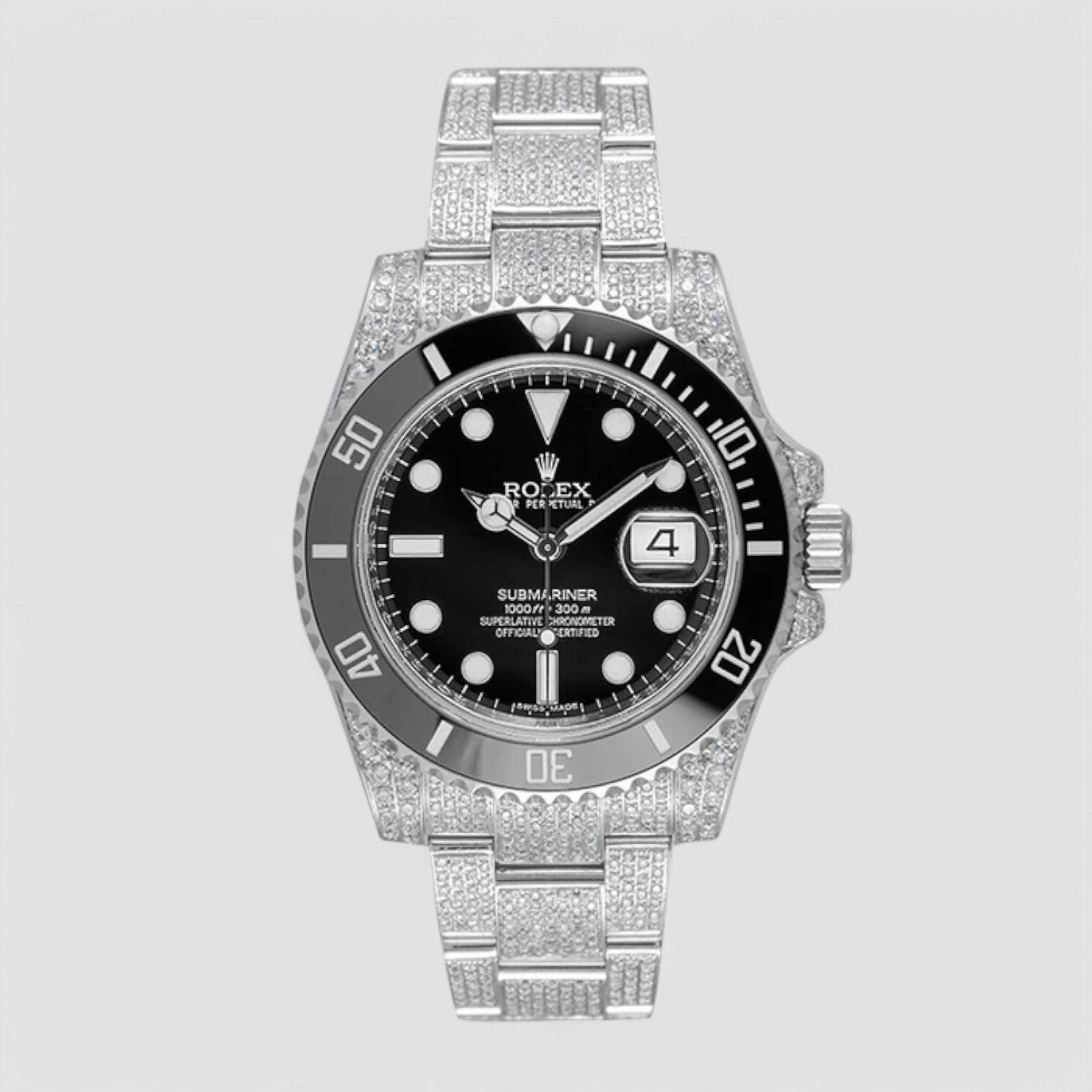 Submariner Date 116610LN Iced Out