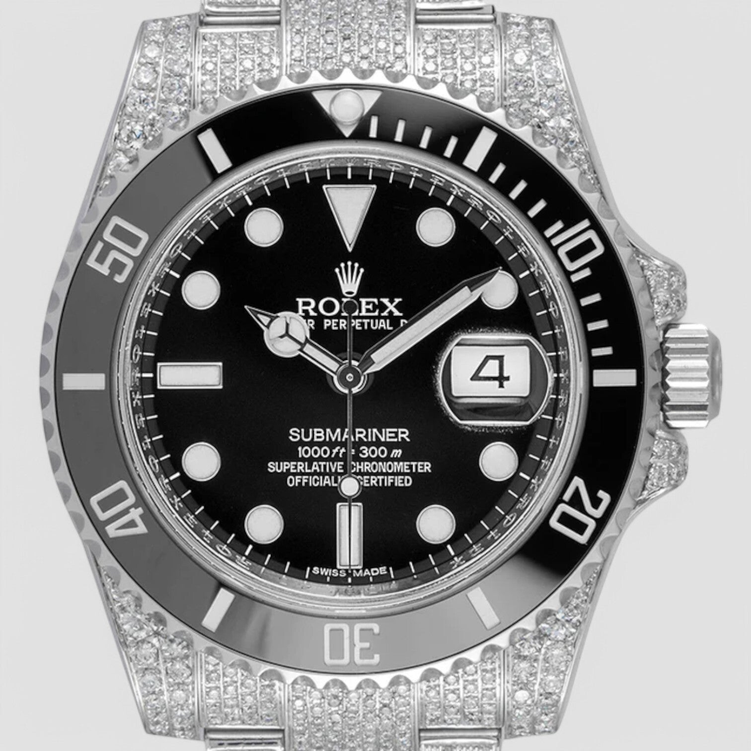 Submariner Date 116610LN Iced Out