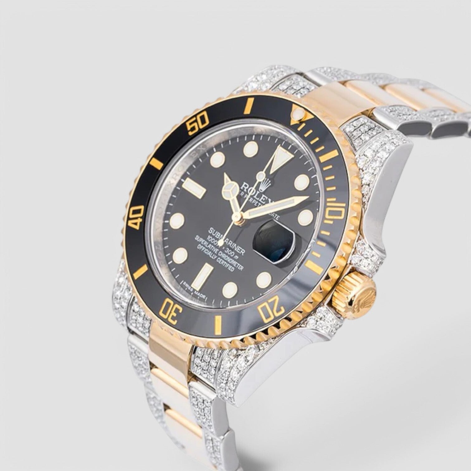 Submariner Date 116613LN Iced Out