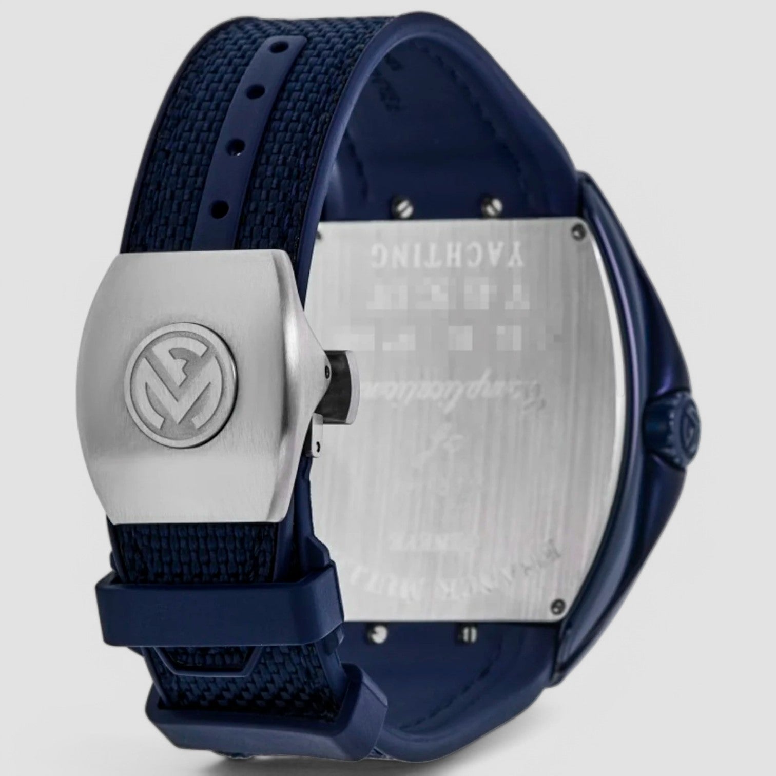 Vanguard Yachting Ceramic Case White Blue Dial Watch V45SCYACHCRBLMCBLW