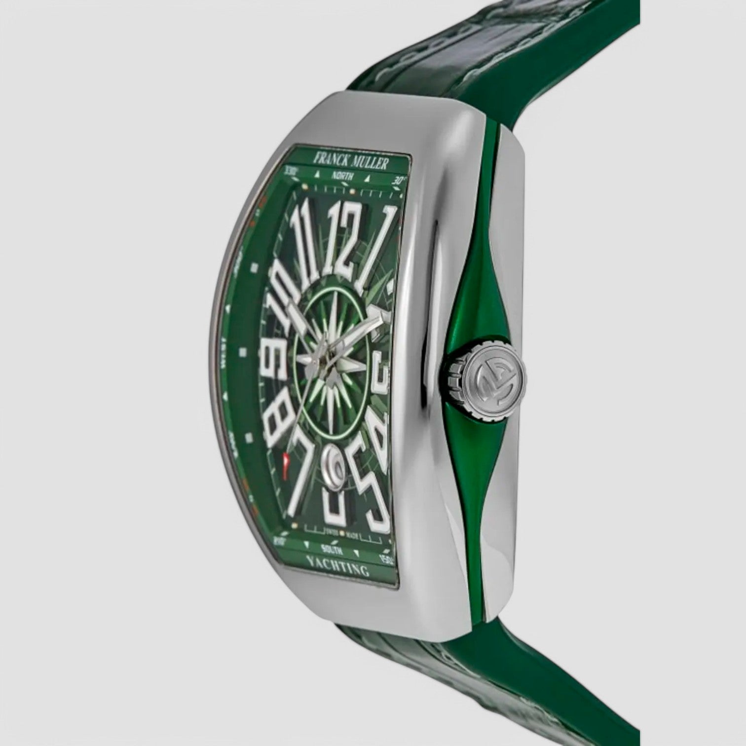 Franck Muller Vanguard Yachting Steel Green Dial  Watch V 45 SC DT YACHTING AC (VR)