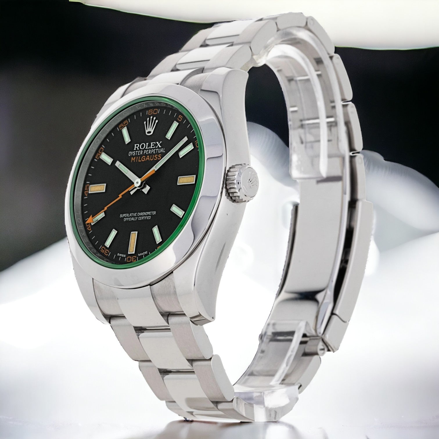 ROLEX Milgauss 40mm Black 116400GV