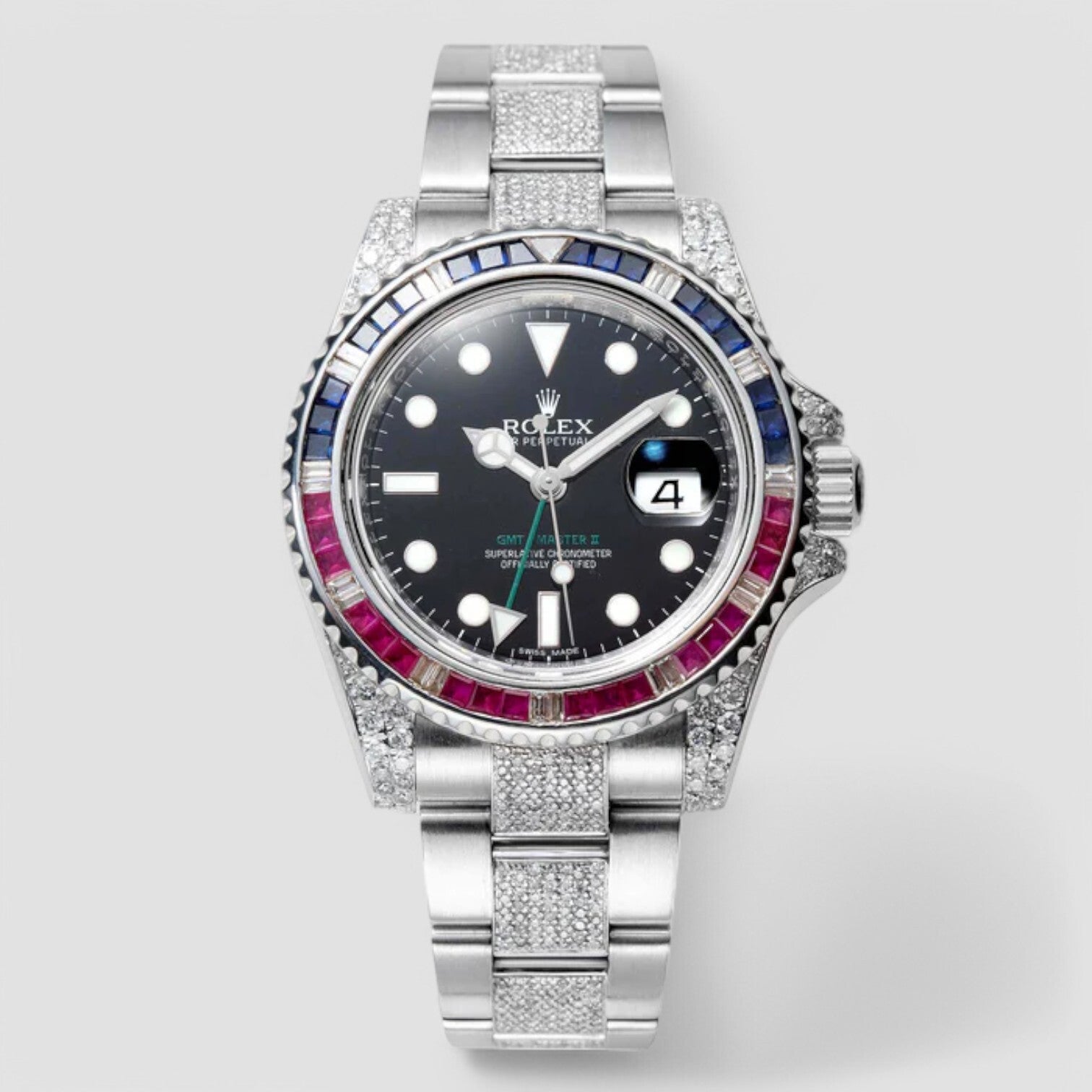 GMT-Master II 116710LN Pepsi Iced Out