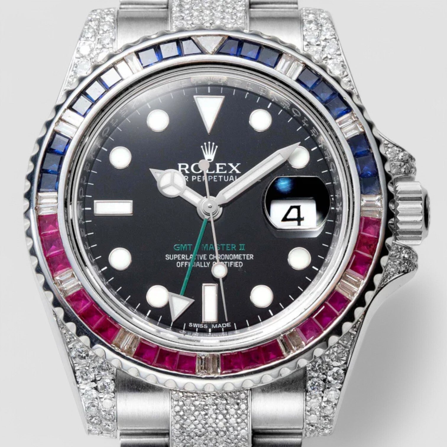 GMT-Master II 116710LN Pepsi Iced Out