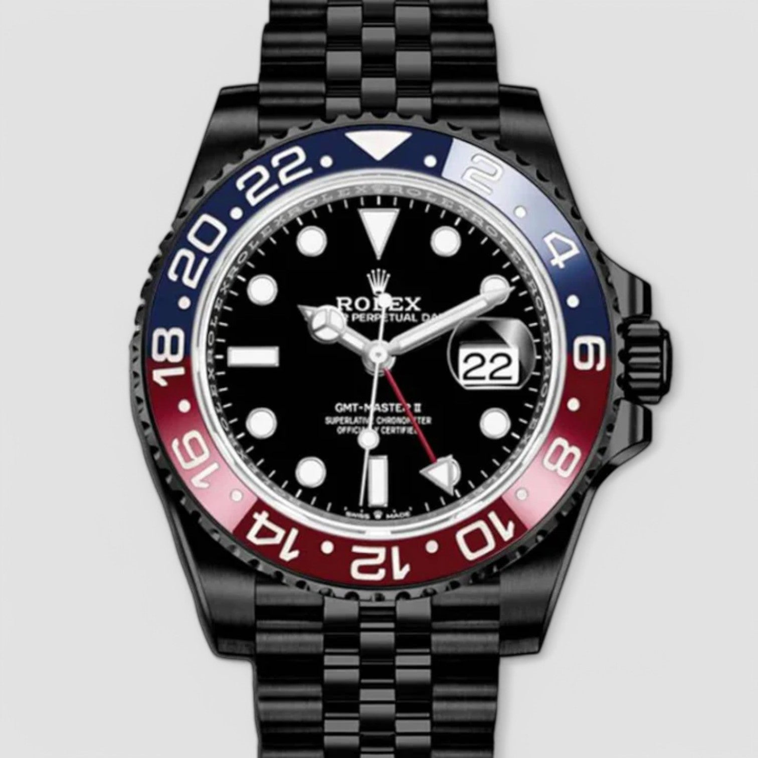 GMT-Master II "Pepsi" 40mm Blackout