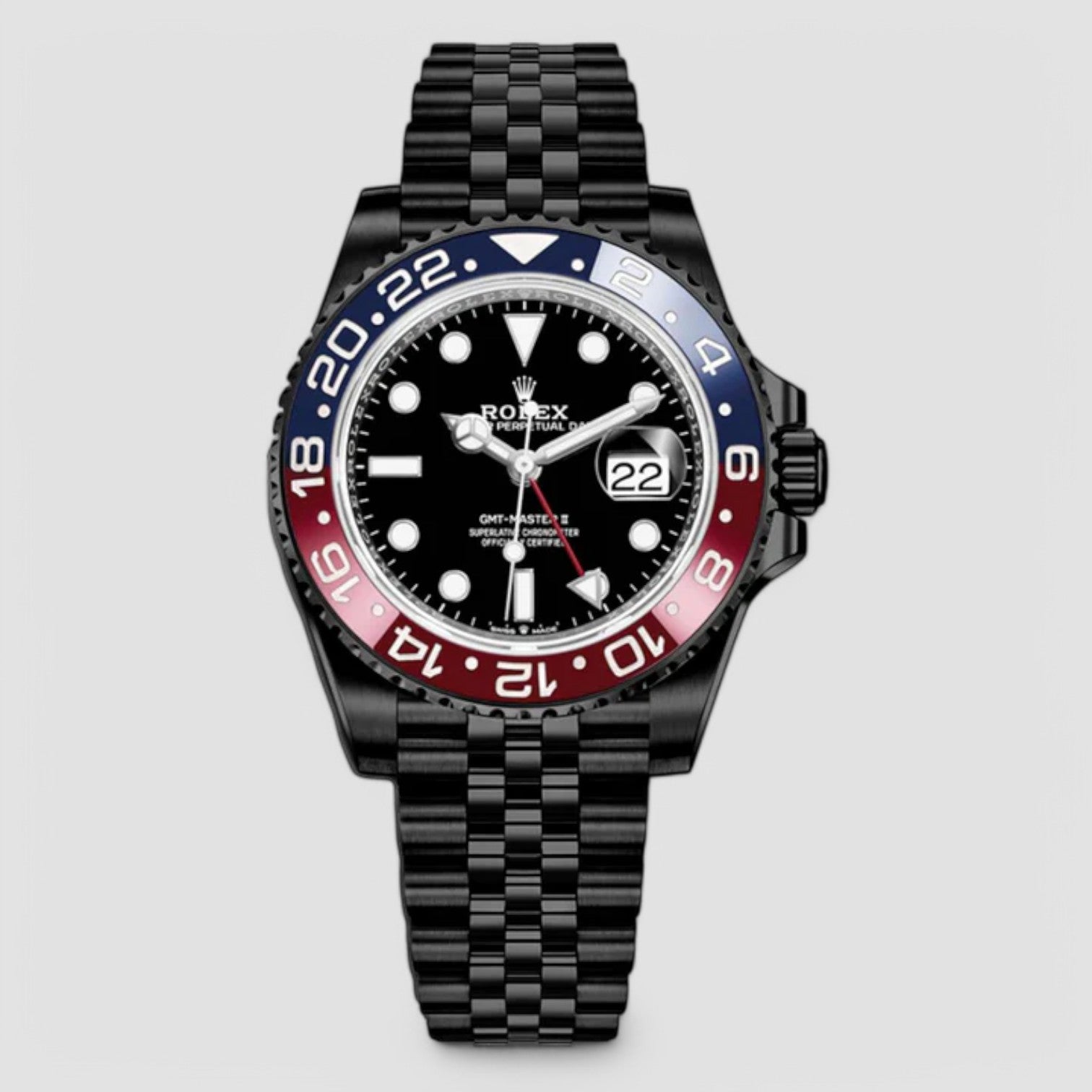 GMT-Master II "Pepsi" 40mm Blackout