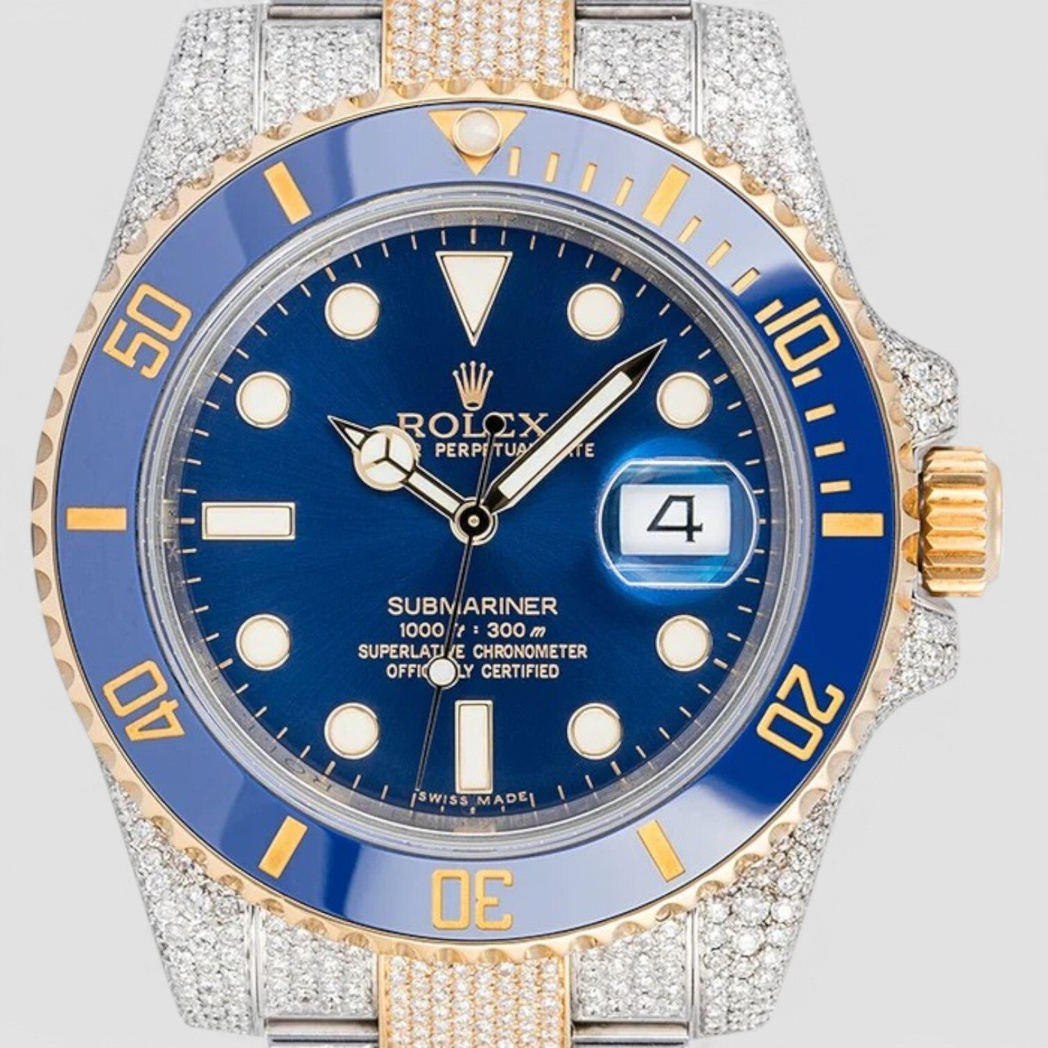 Submariner Date Custom Diamond Set