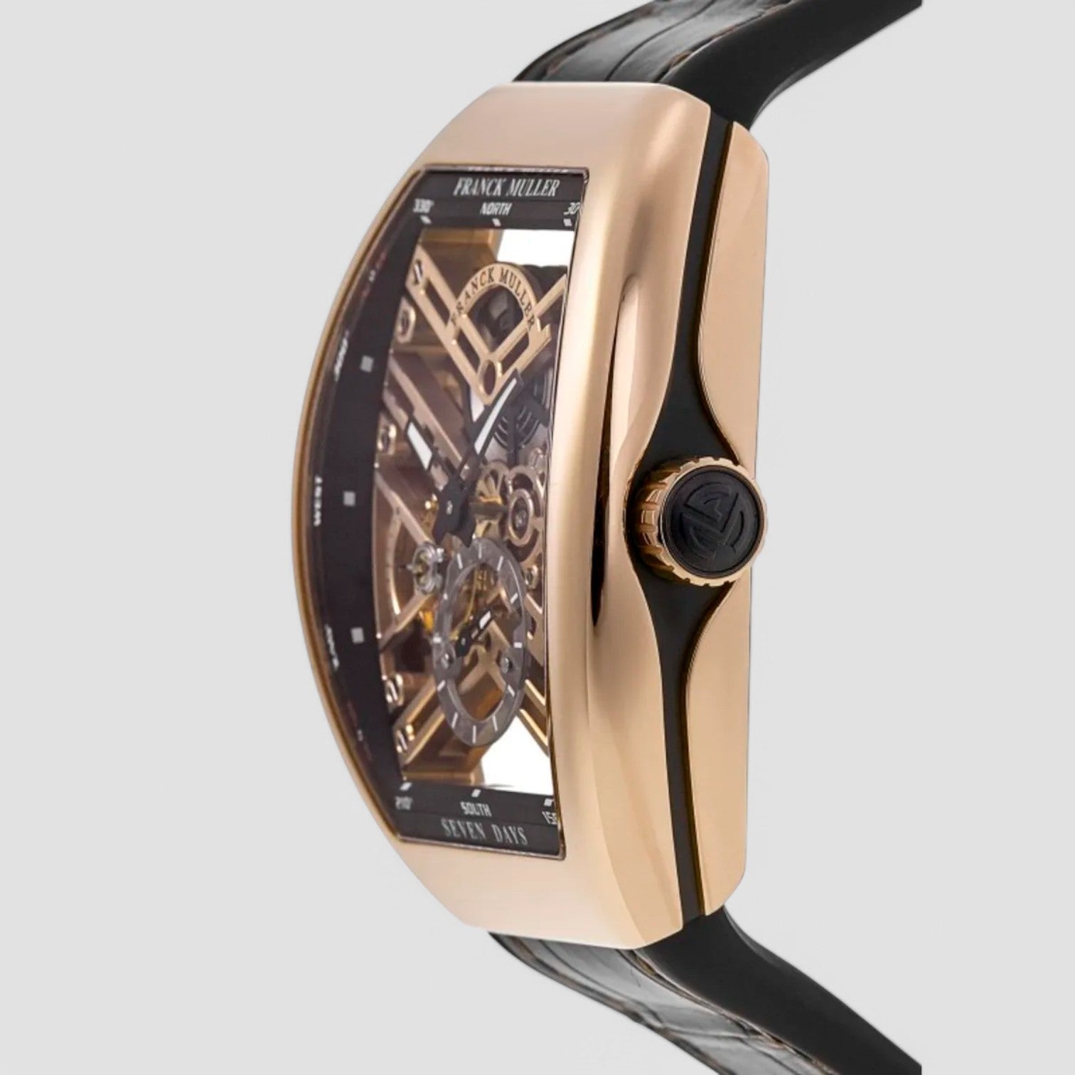 Vanguard 7 Day Power Reserve Skeleton 18kt Rose Gold