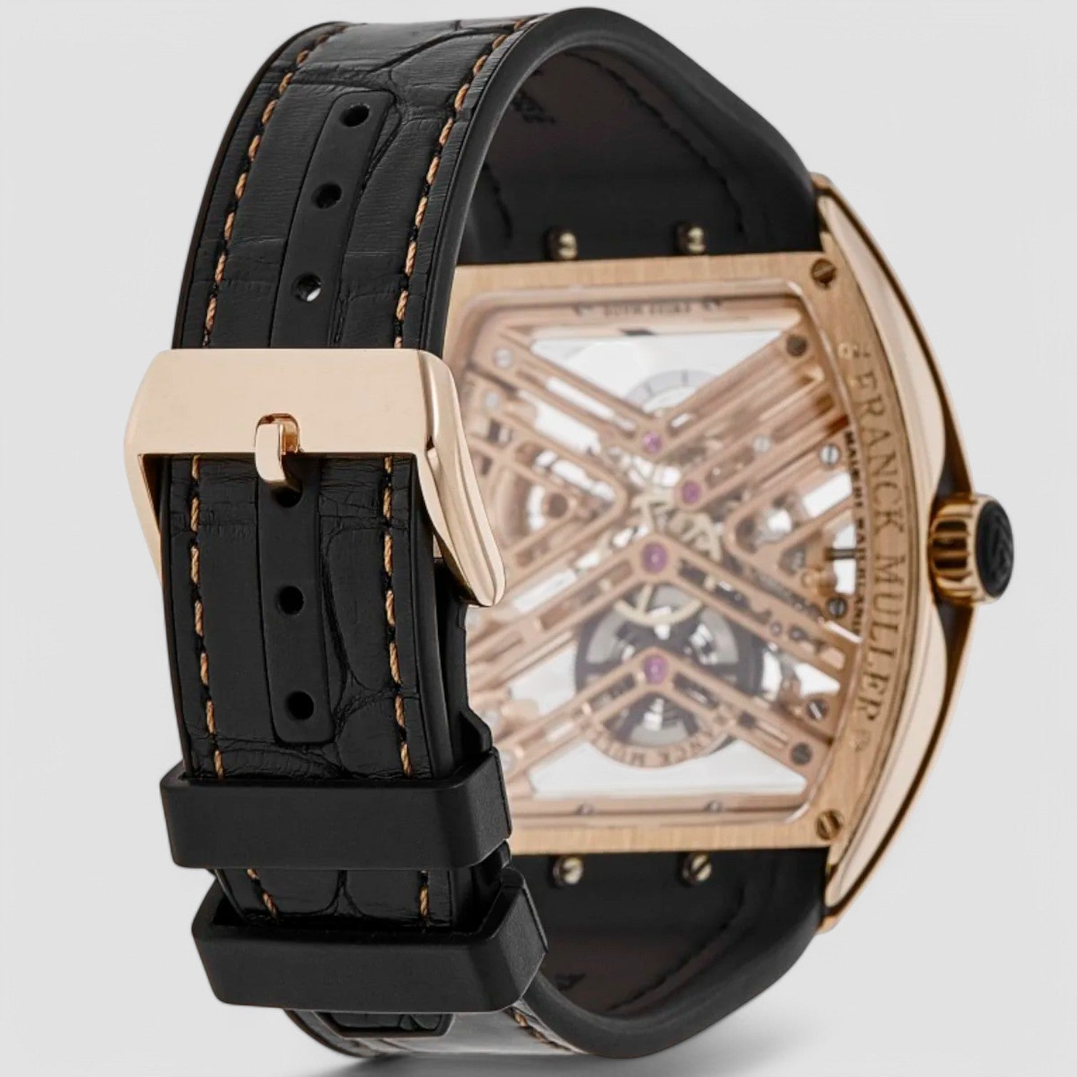 Vanguard 7 Day Power Reserve Skeleton 18kt Rose Gold