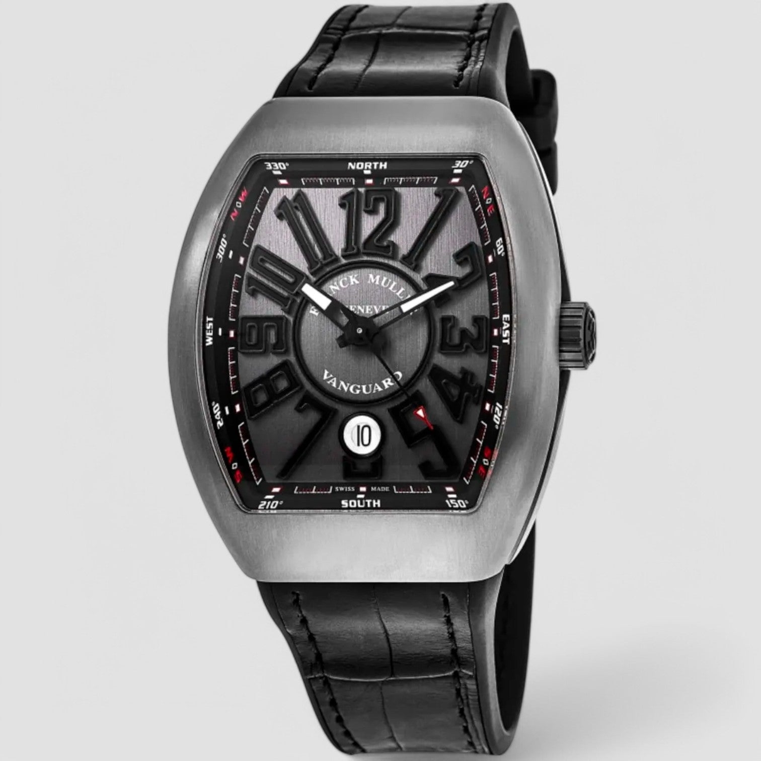 Vanguard Classical 41mm Black & Grey Dial Titanium  Watch