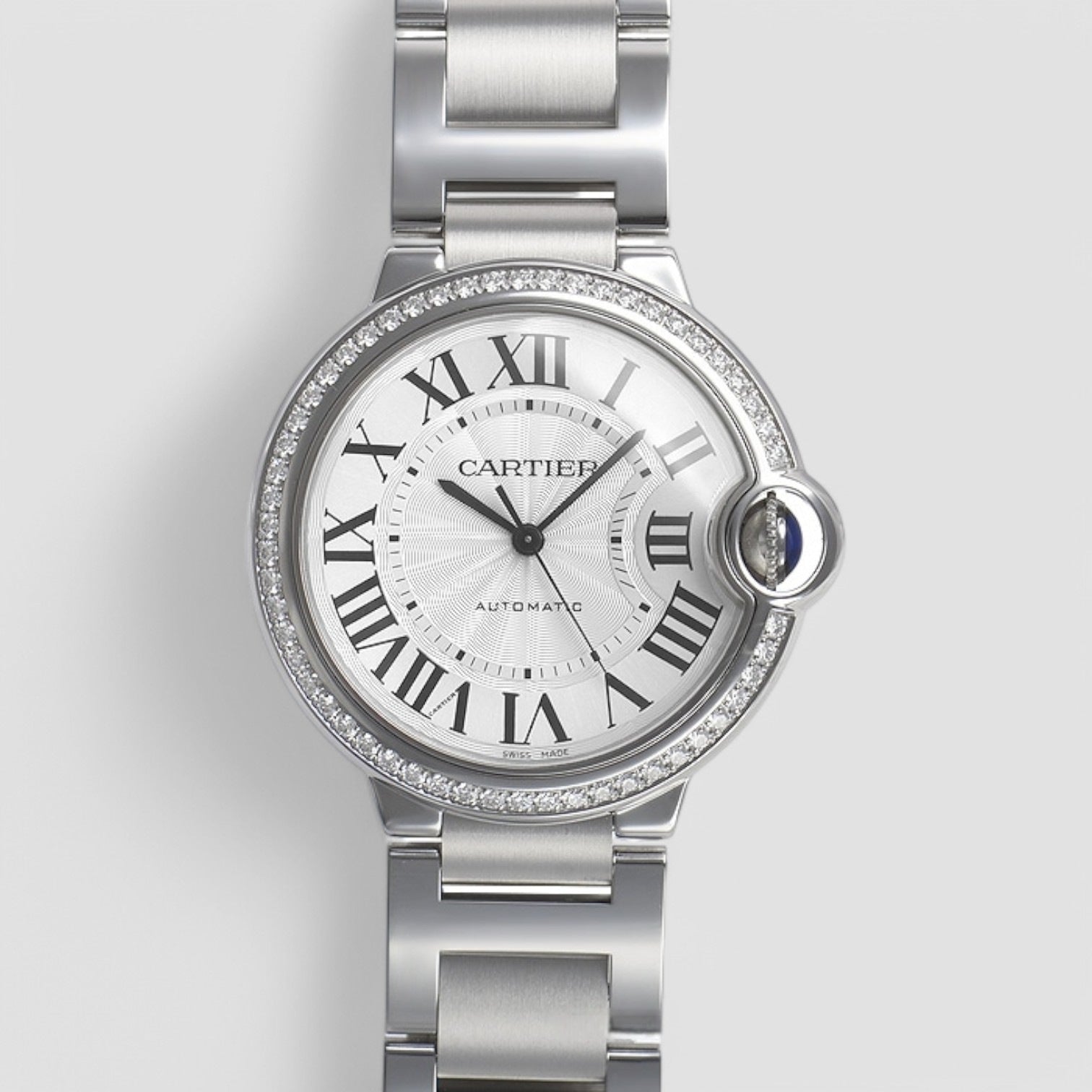 Cartier Ballon Bleu W4BB0017 – Steel & Diamond Bezel