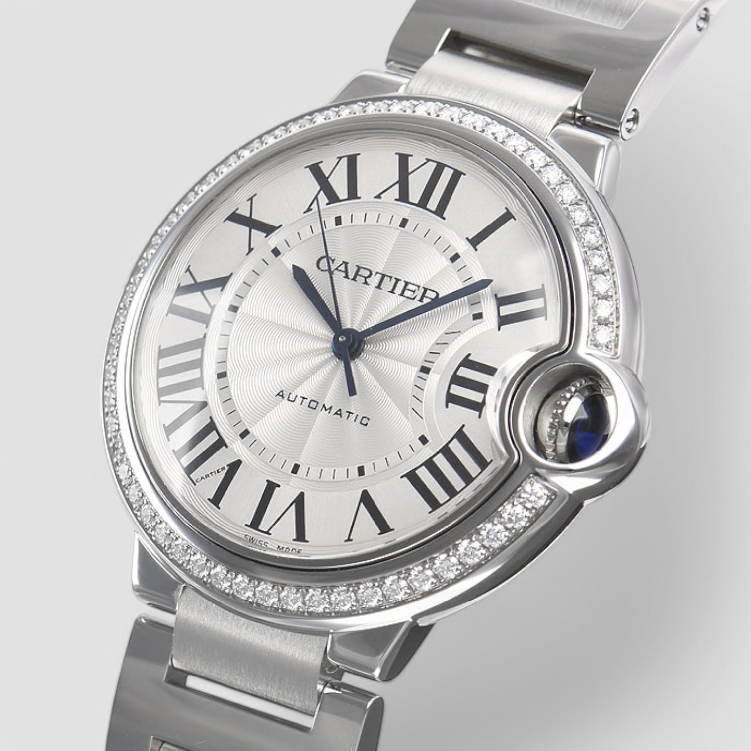 Cartier Ballon Bleu W4BB0017 – Steel & Diamond Bezel