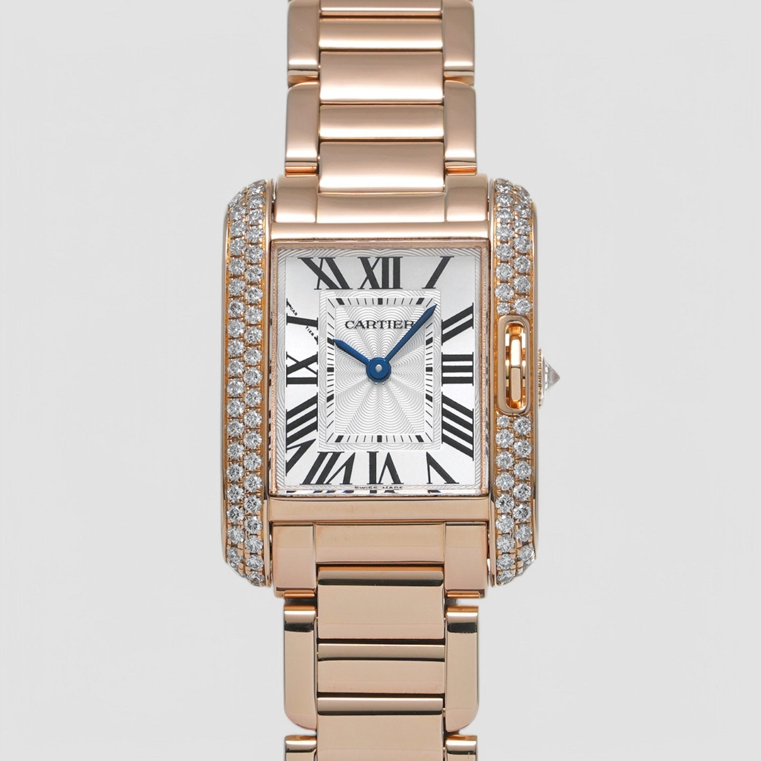 Cartier Tank Anglaise WT100002 – Rose Gold & Silver Dial