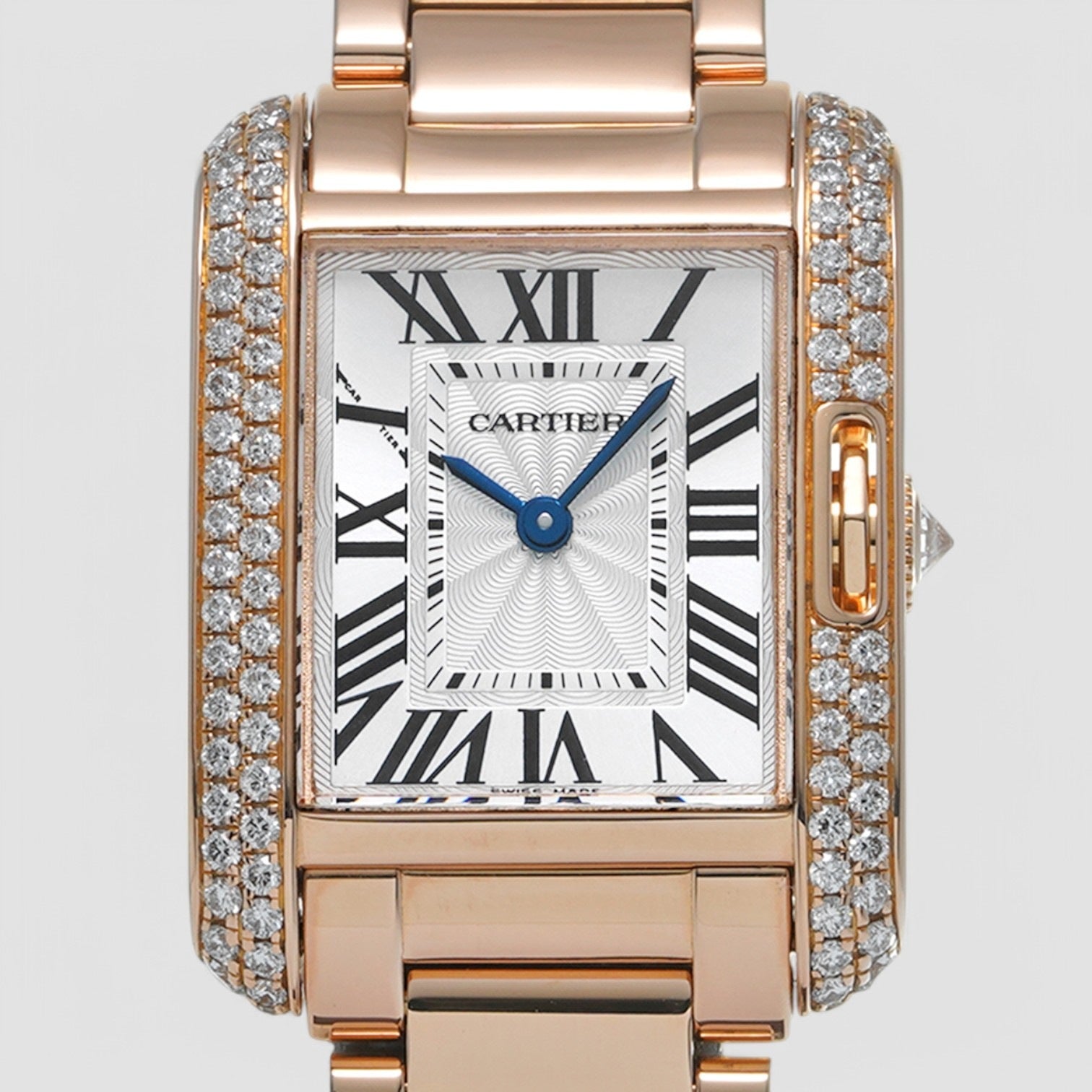 Cartier Tank Anglaise WT100002 – Rose Gold & Silver Dial