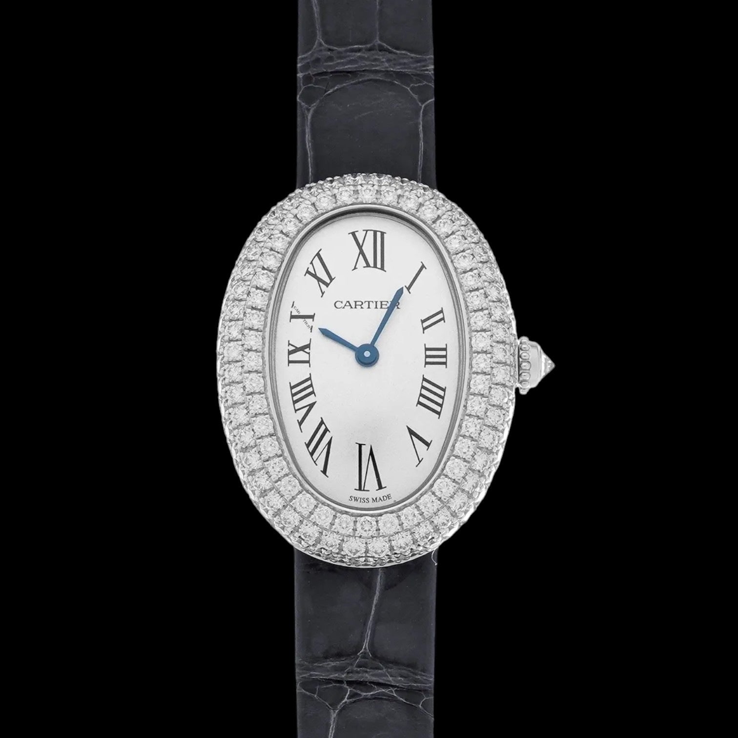 Baignoire Small – White Gold & Diamond Unisex Watch