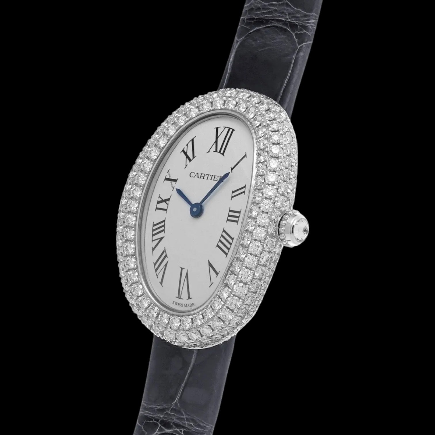 Baignoire Small – White Gold & Diamond Unisex Watch