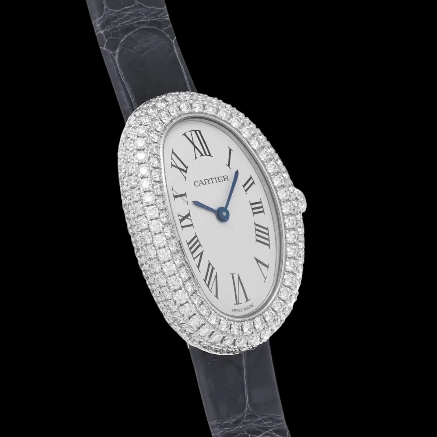 Baignoire Small – White Gold & Diamond Unisex Watch