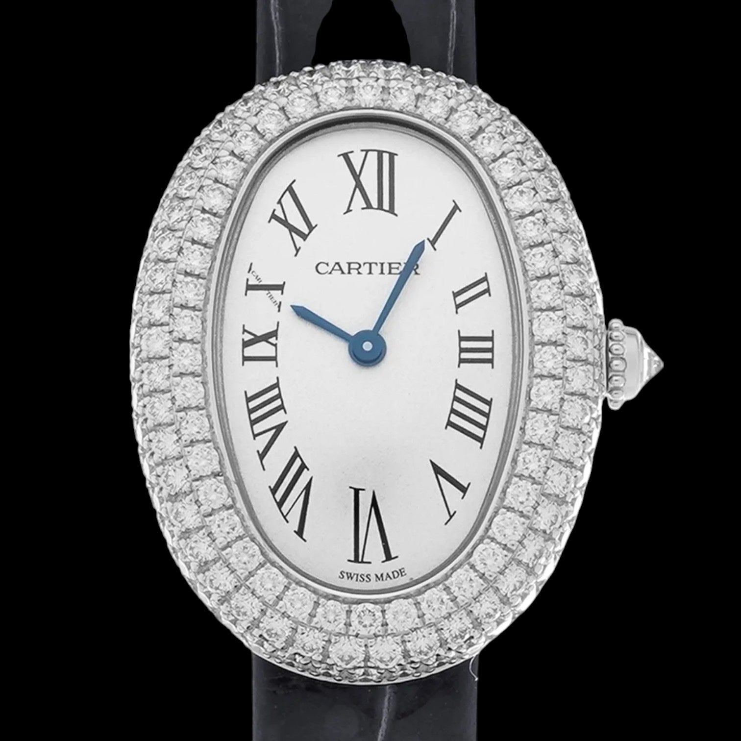 Baignoire Small – White Gold & Diamond Unisex Watch