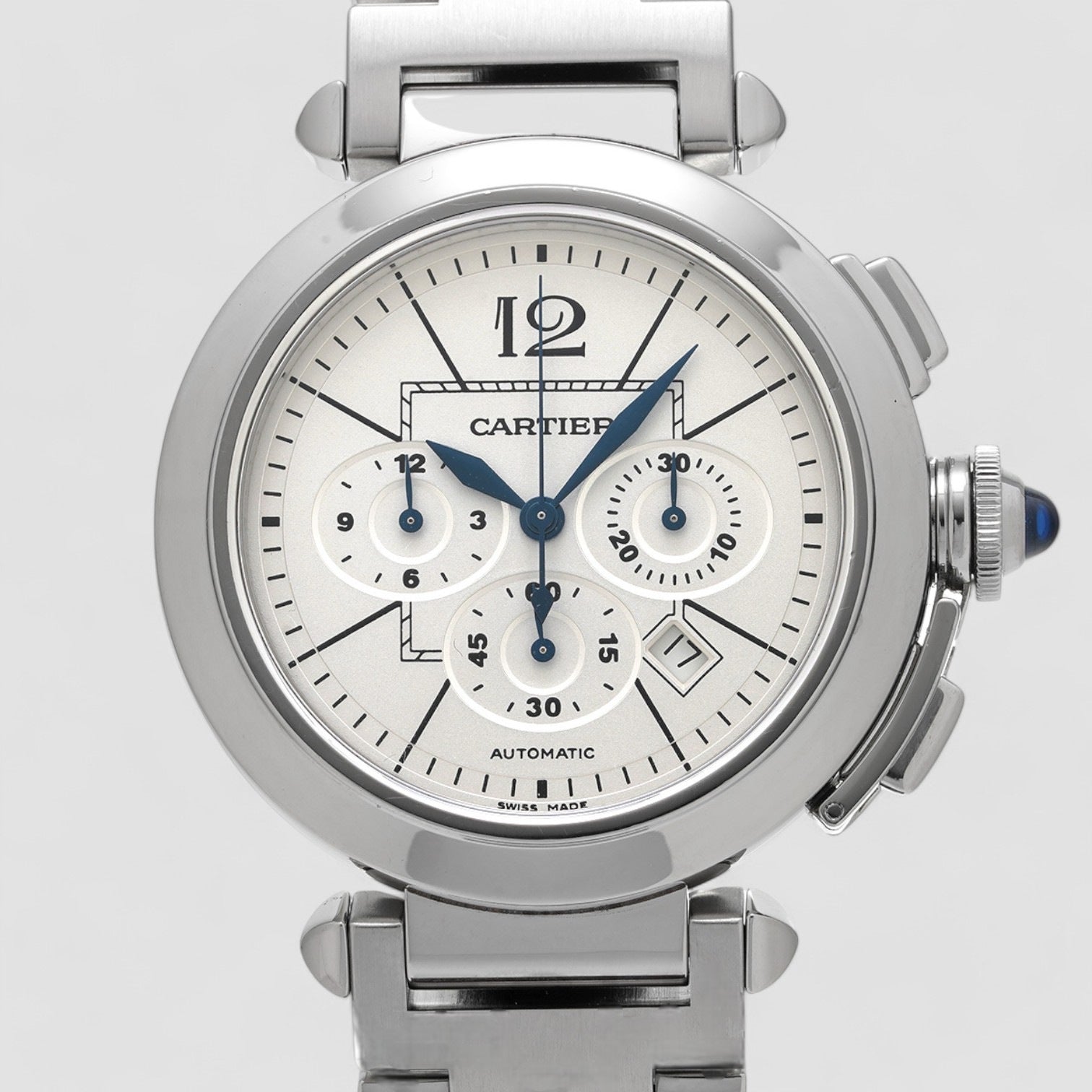 Pasha W31085M7 – Steel Chronograph Unisex Luxury Watch