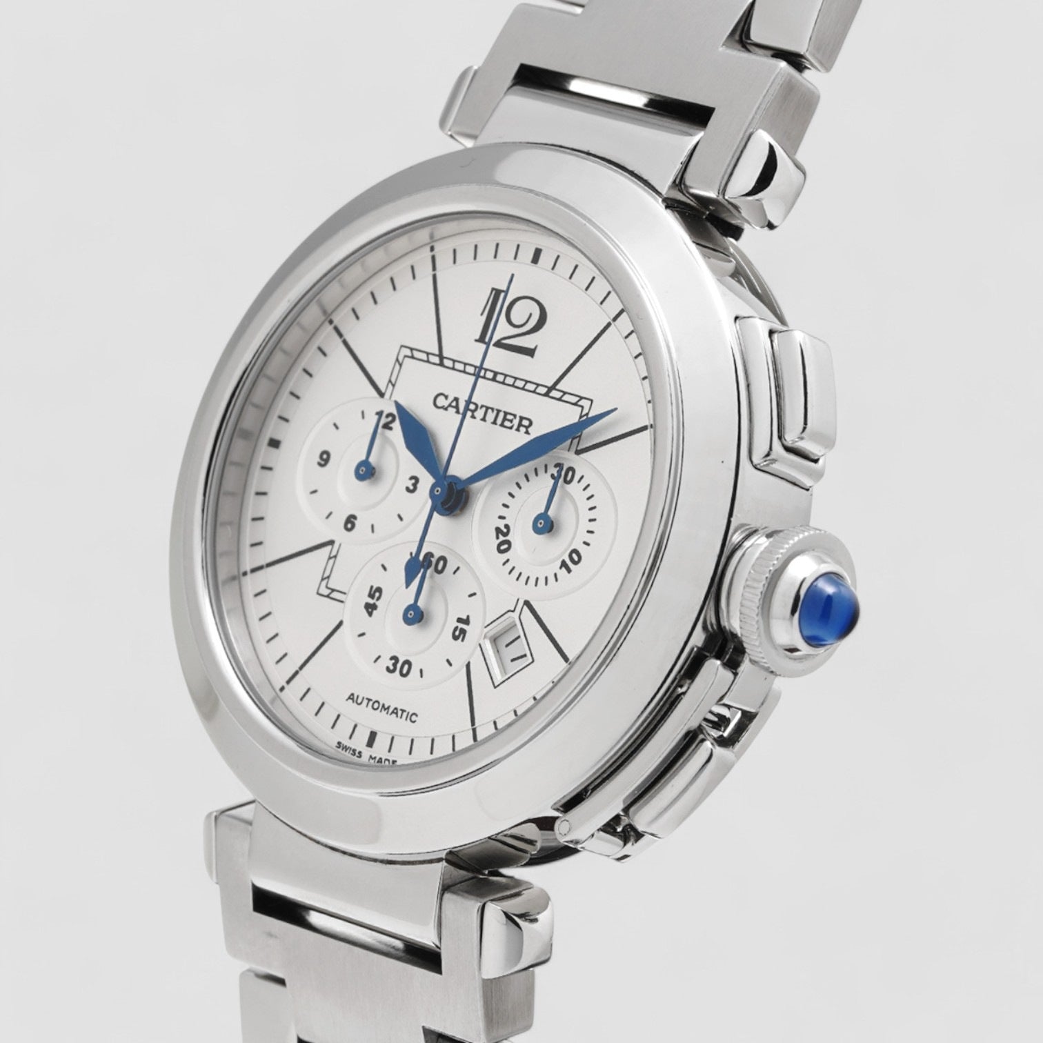 Pasha W31085M7 – Steel Chronograph Unisex Luxury Watch