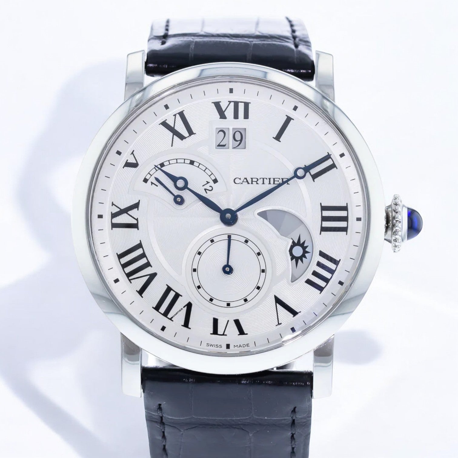 Rotonde de Cartier Dual Time Day Night – 42mm Steel