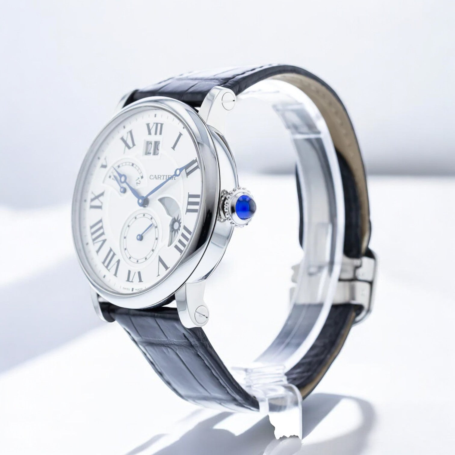 Rotonde de Cartier Dual Time Day Night – 42mm Steel