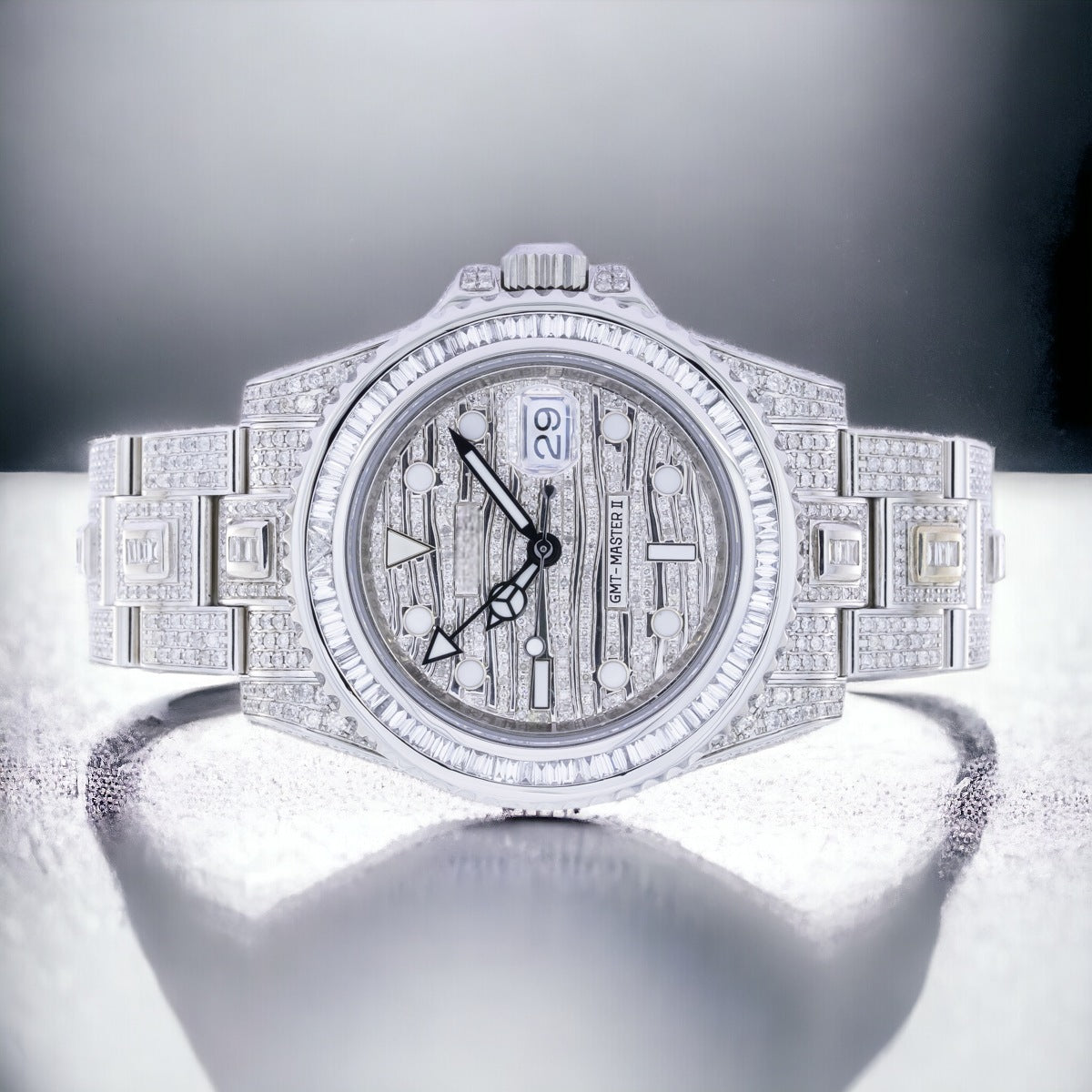 GMT-Master II – Oyster – Custom Diamond-Set - Iced Out