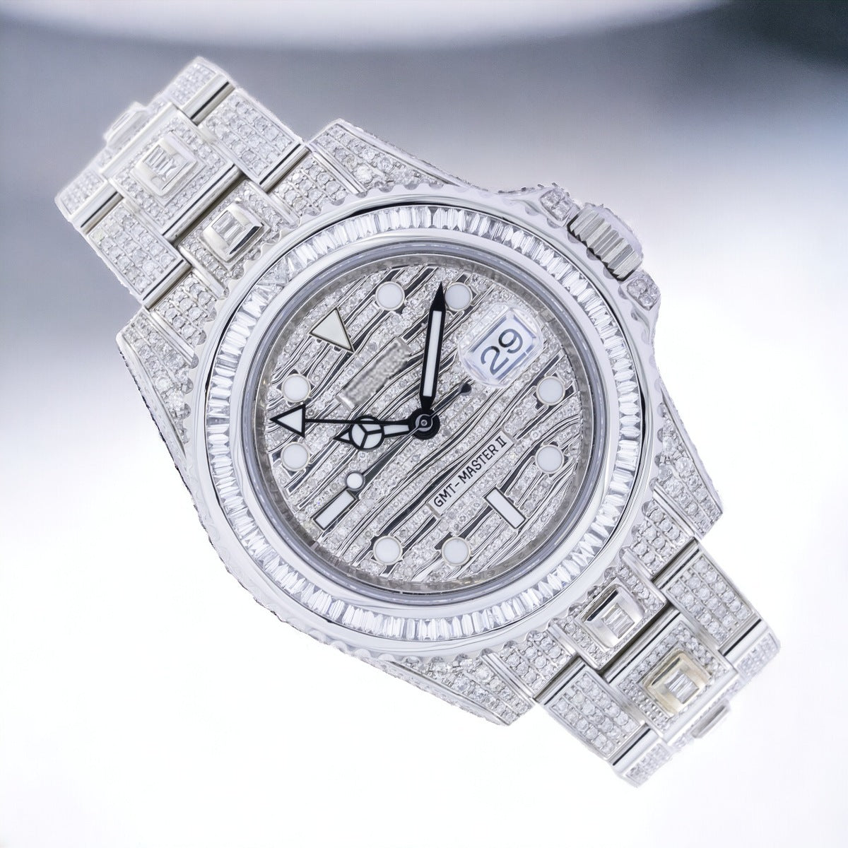 GMT-Master II – Oyster – Custom Diamond-Set - Iced Out