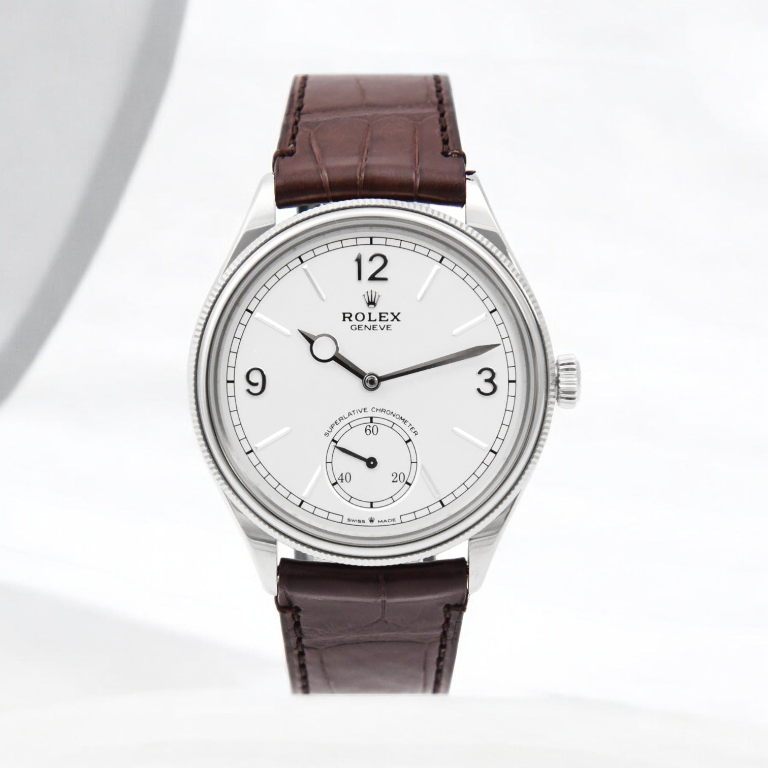 Perpetual 1908 – 52509 18ct White Gold - 39mm White Dial