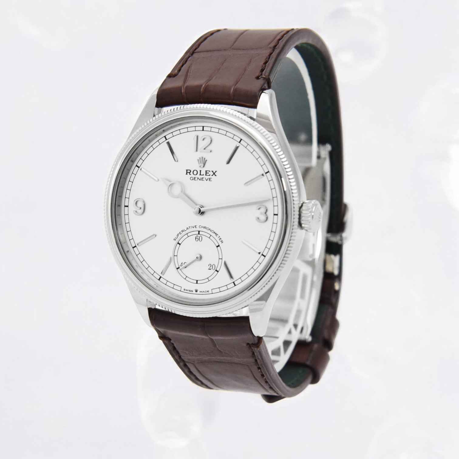 Perpetual 1908 – 52509 18ct White Gold - 39mm White Dial