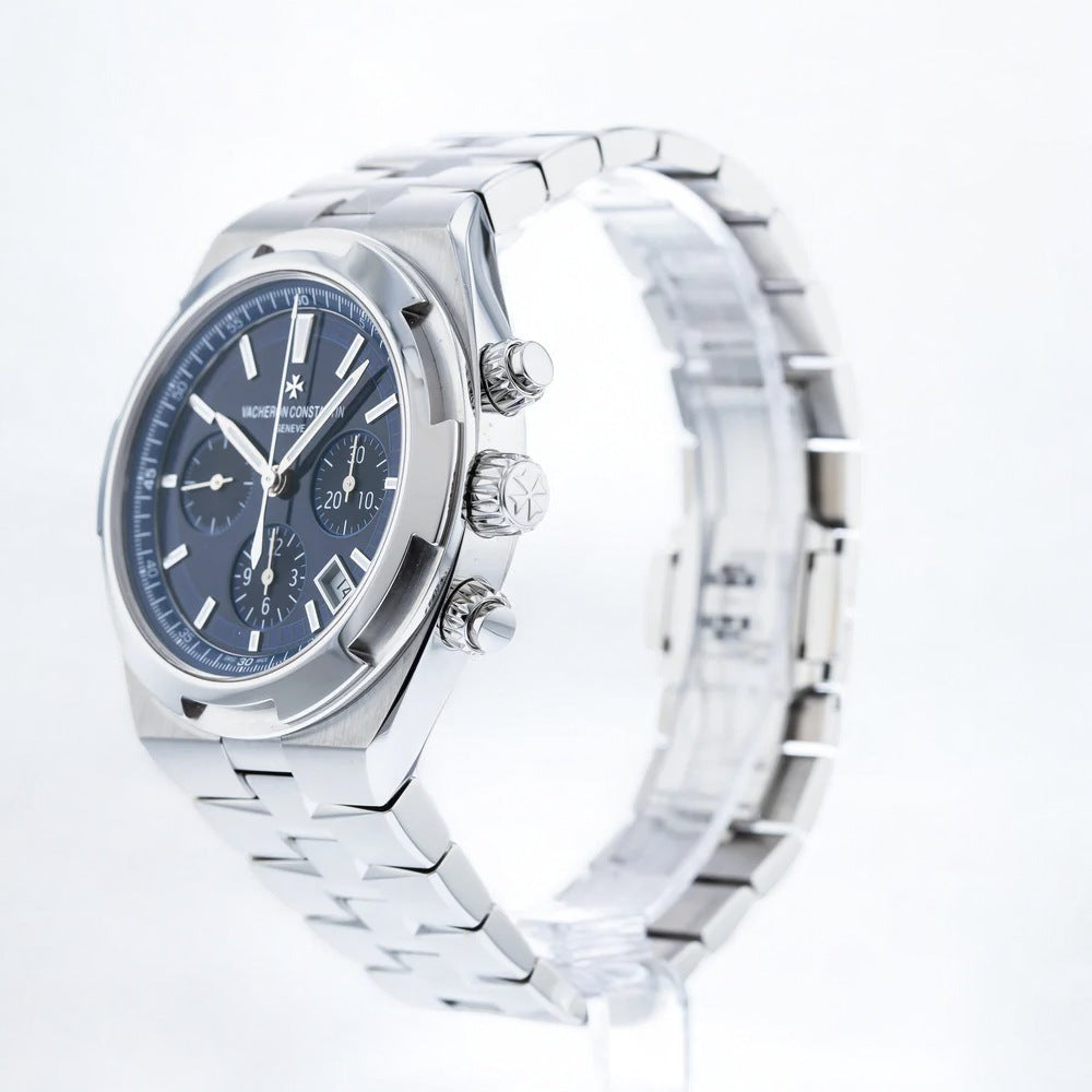 Overseas Chronograph 5500V Blue Dial SS