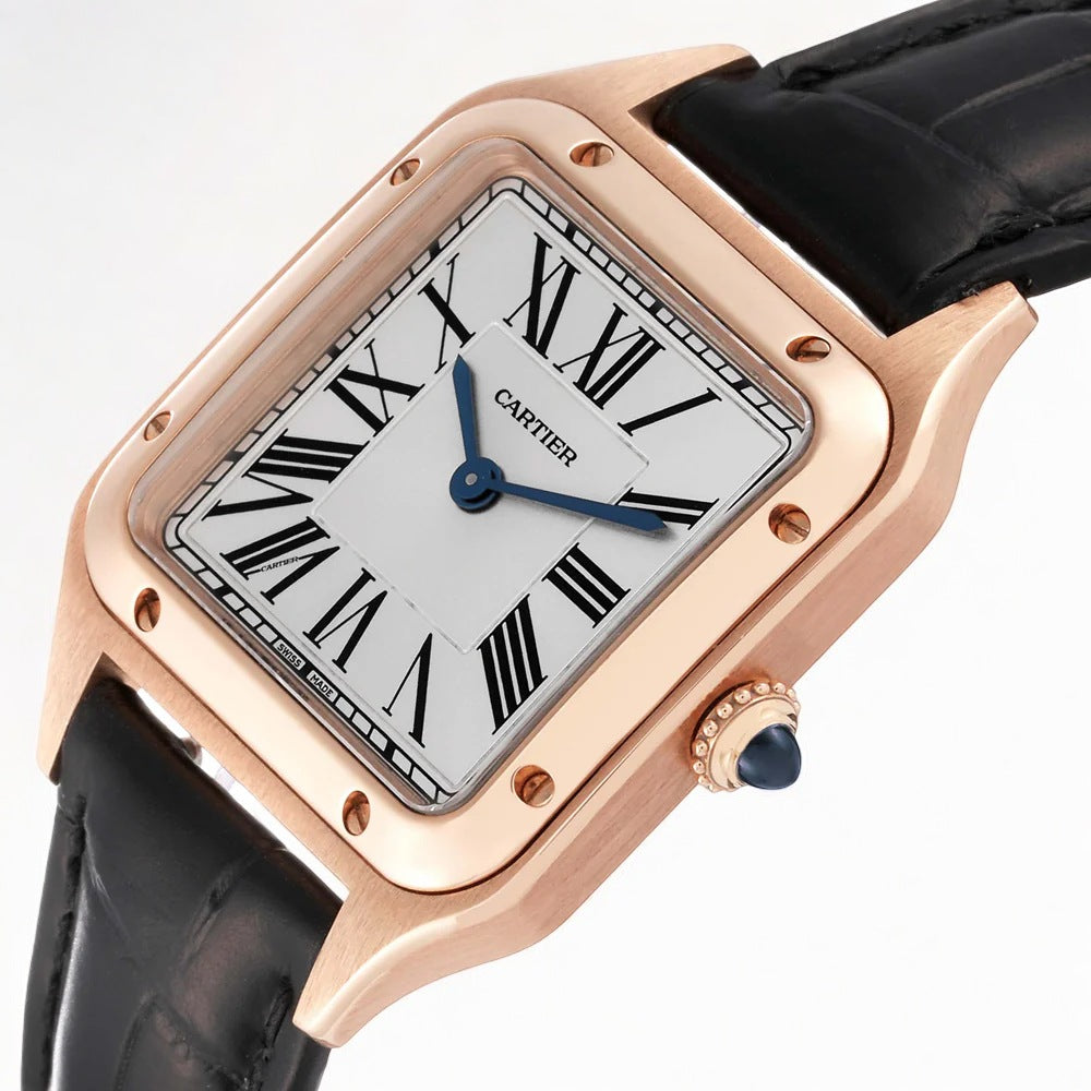 Santos Dumont Ladies 18K Rose Gold 35.1mm