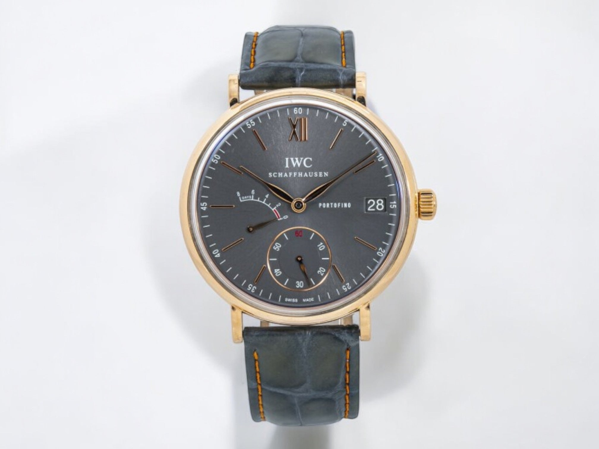 Portfino 18kRose Gold Eight Days Manual 45MM