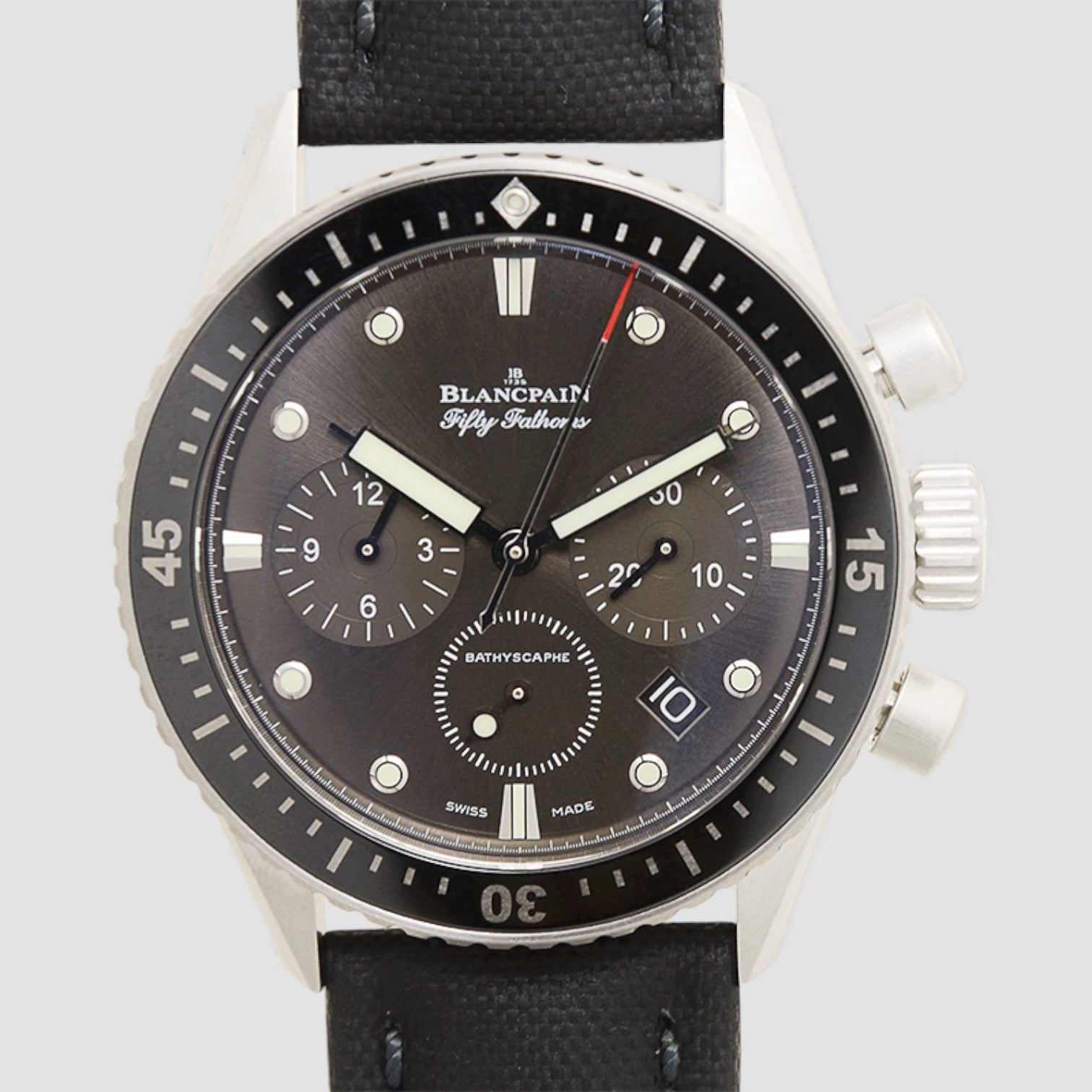 Fifty Fathoms Bathyscaphe Flyback Chronograph Stainless Steel Automatic