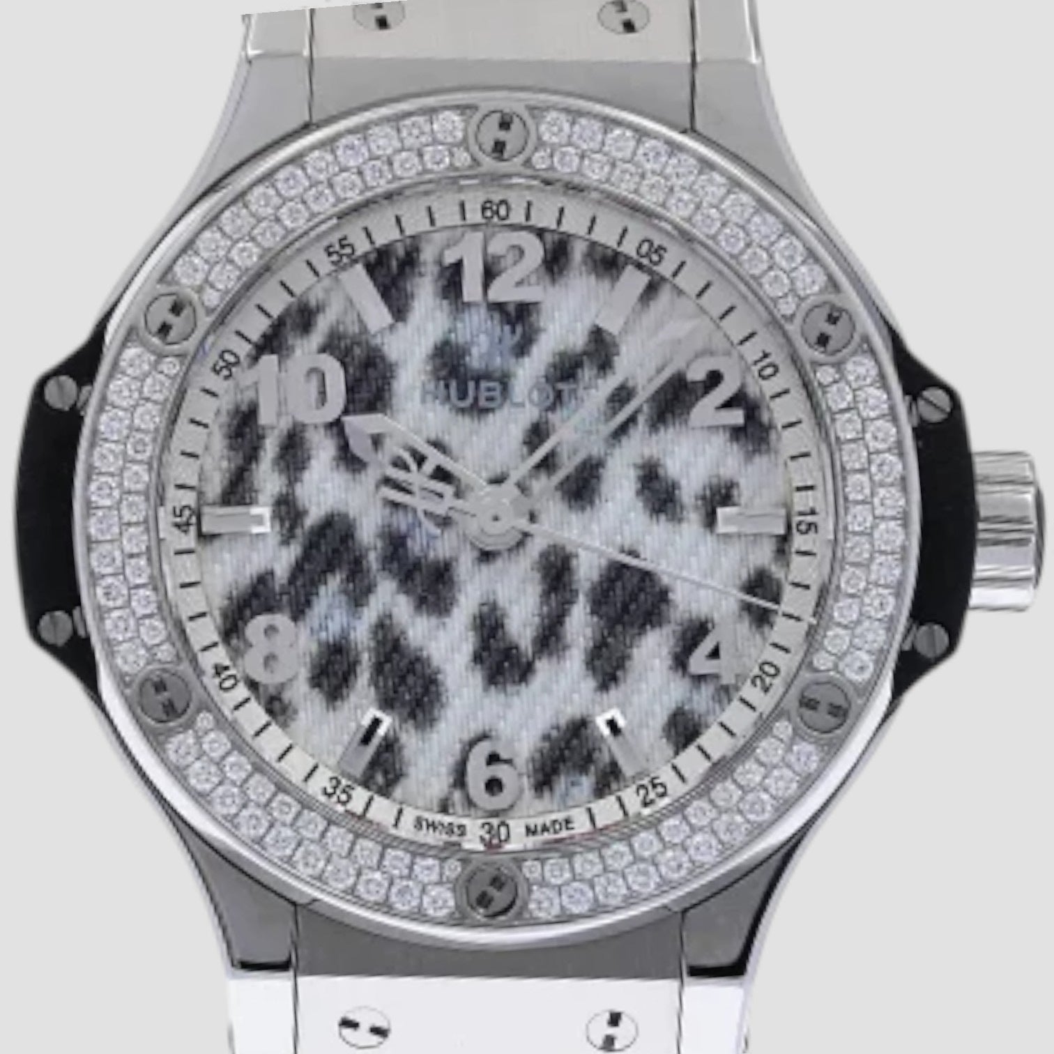 Big Bang Snow Leopard Diamond 38mm