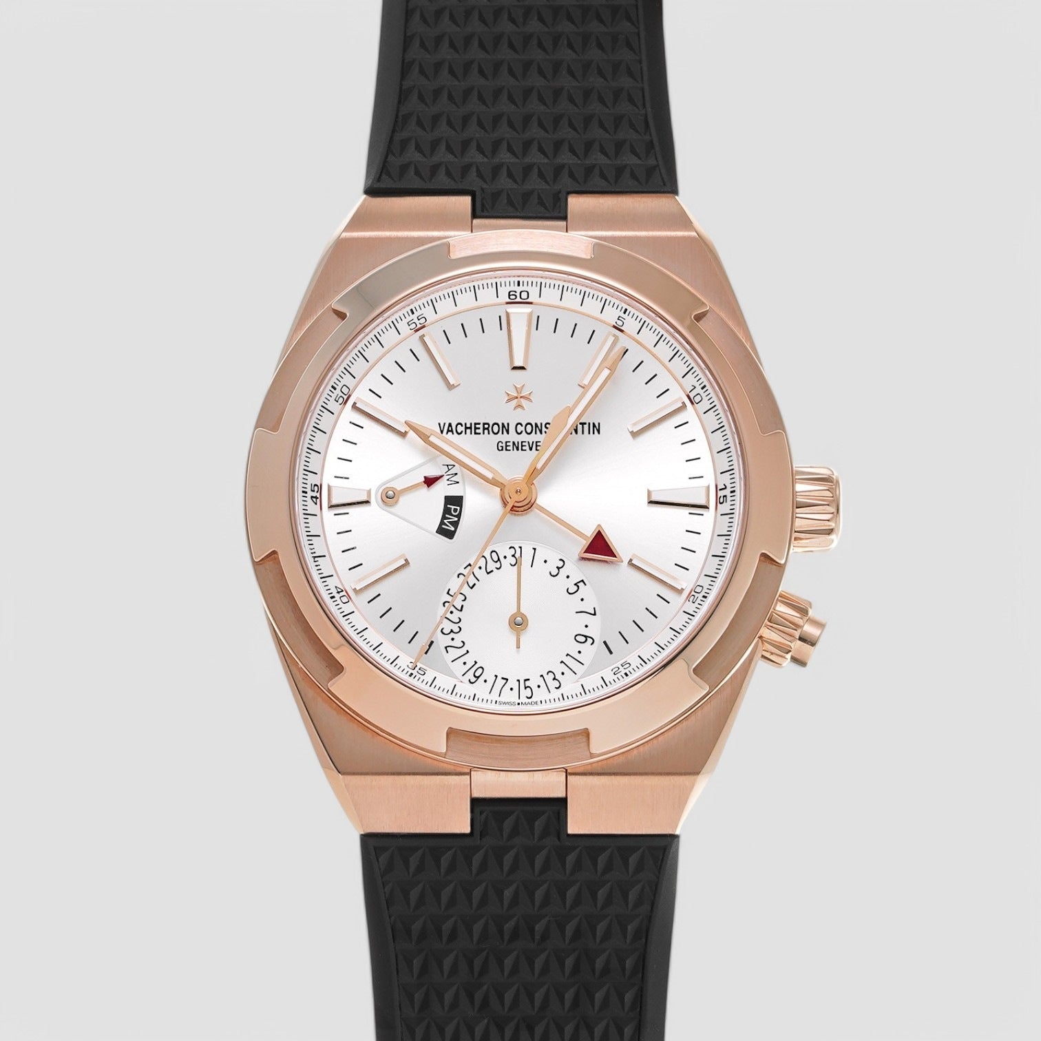 Overseas Dual Time 18K 5N Silver Dial