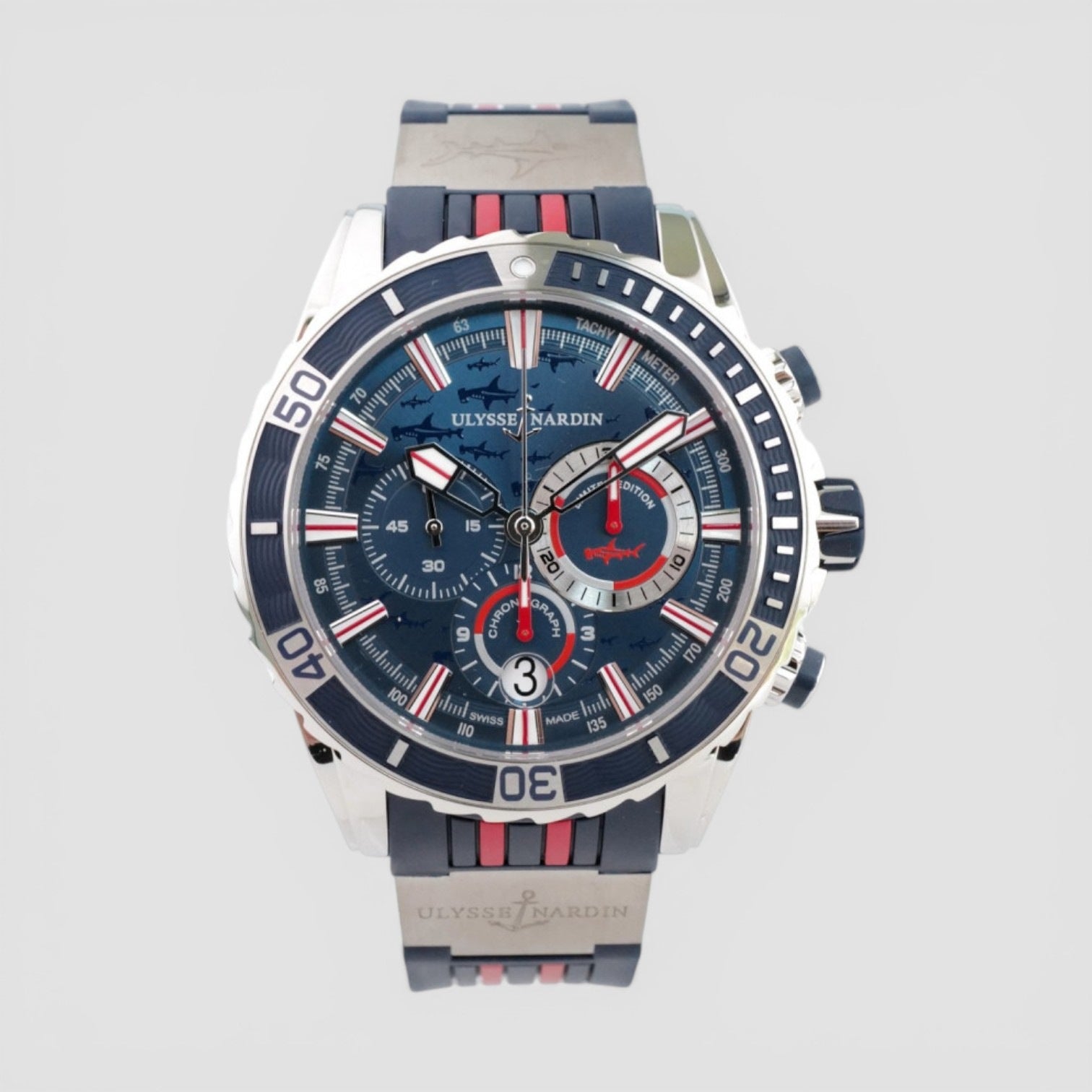 Ulysse Nardin Diver Chronograph Shark 1503-151LE-3/93-HAMMER